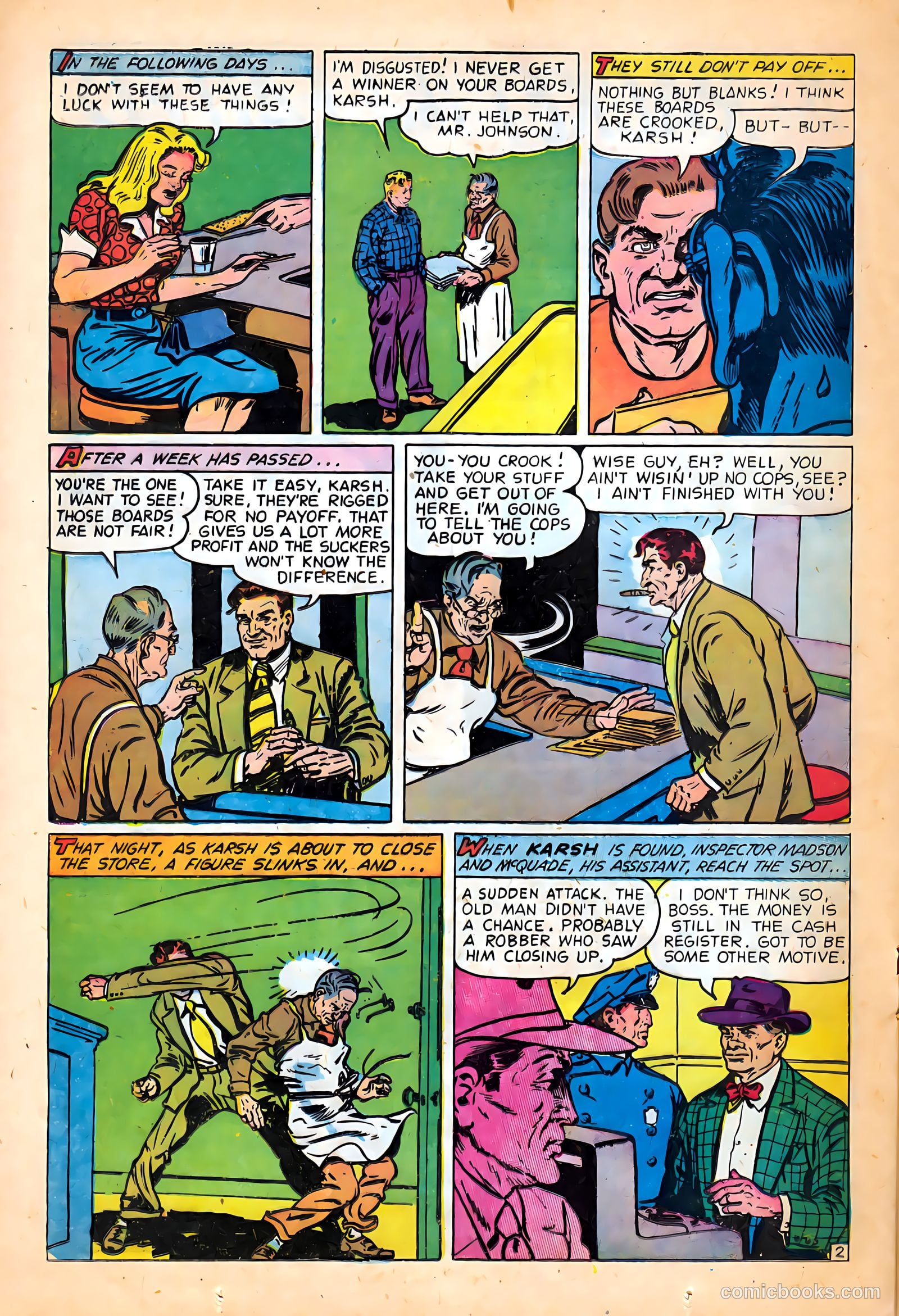 Dark Mysteries #24 (1955) — page 20 of 36