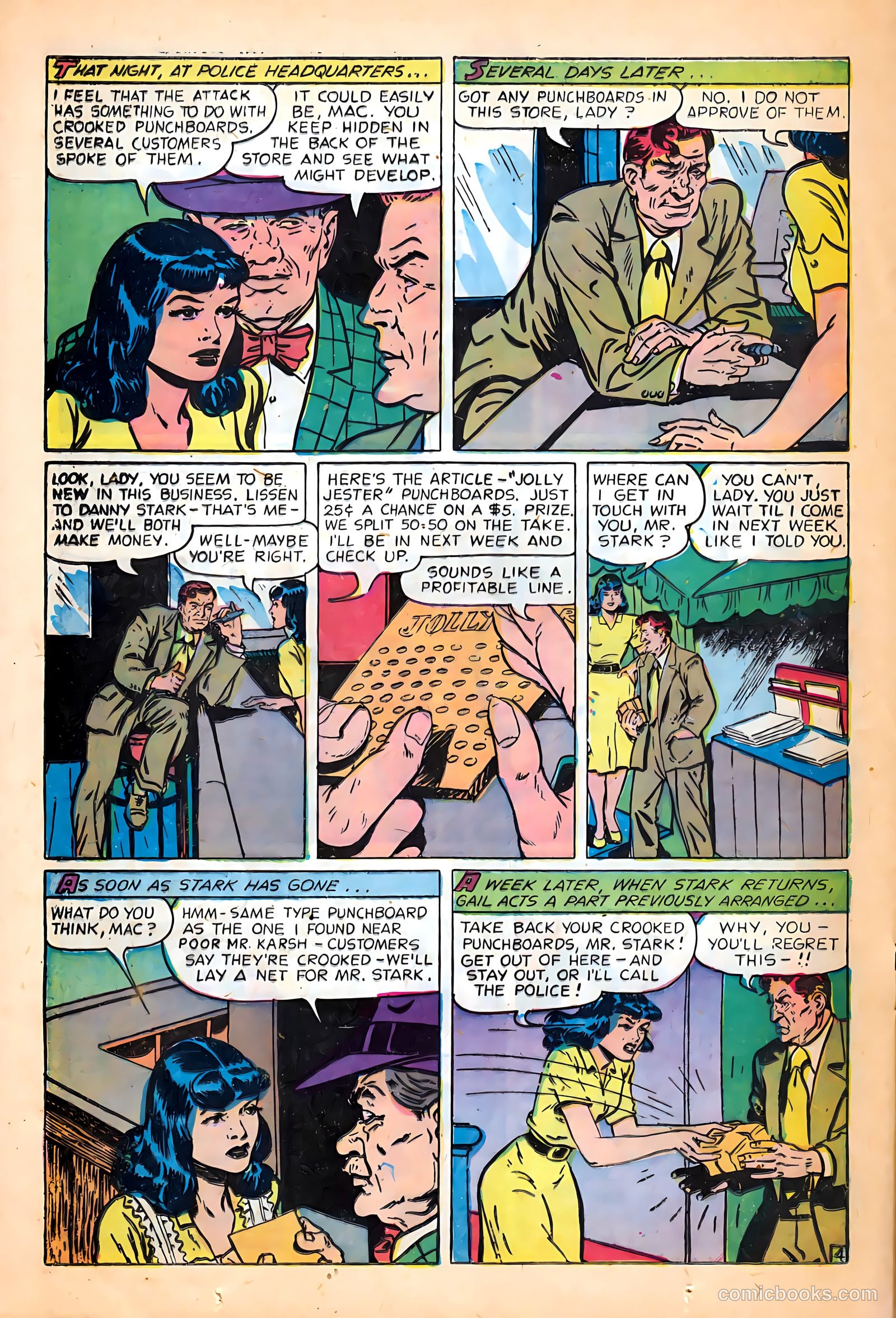 Dark Mysteries #24 (1955) — page 22 of 36
