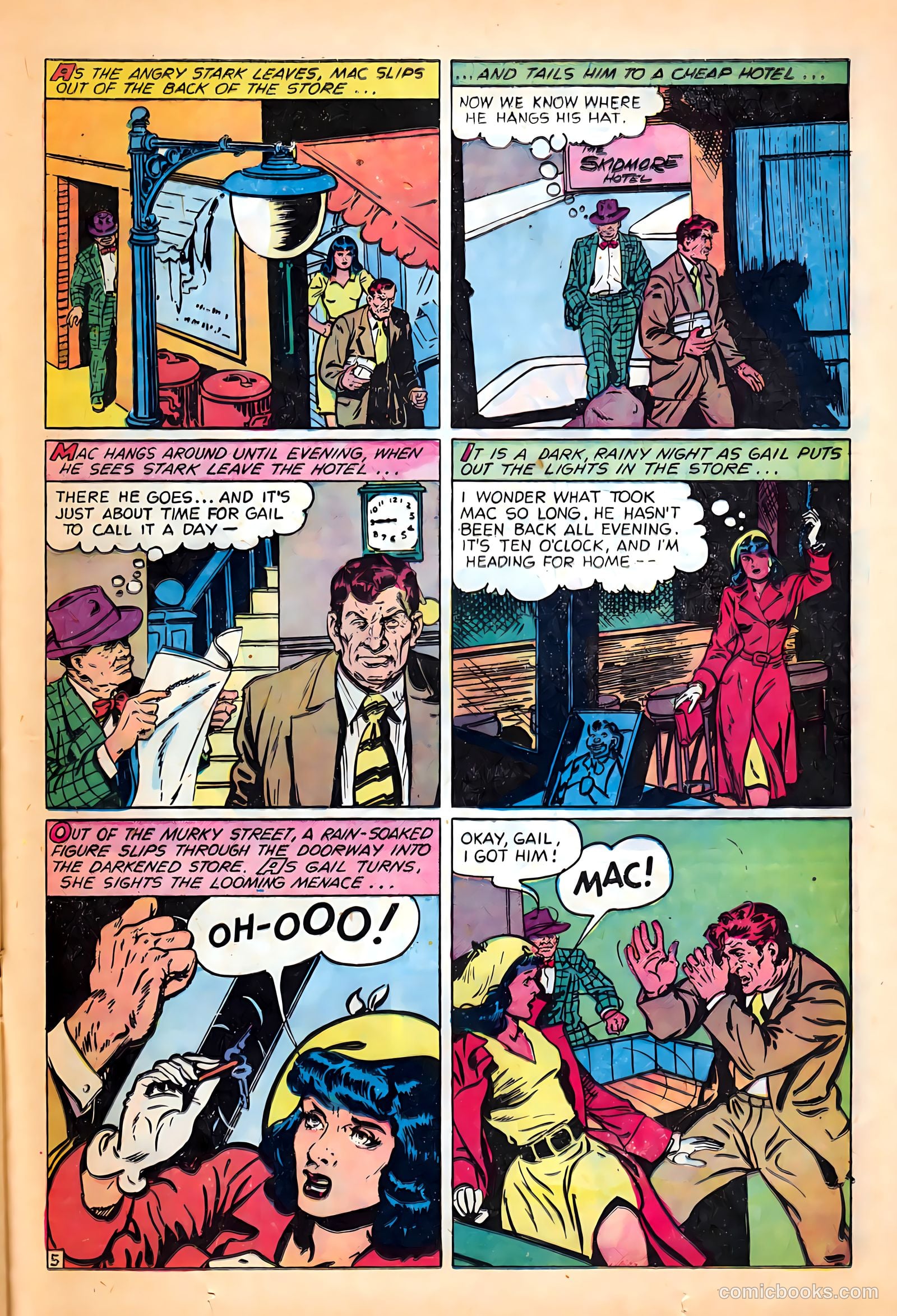 Dark Mysteries #24 (1955) — page 23 of 36