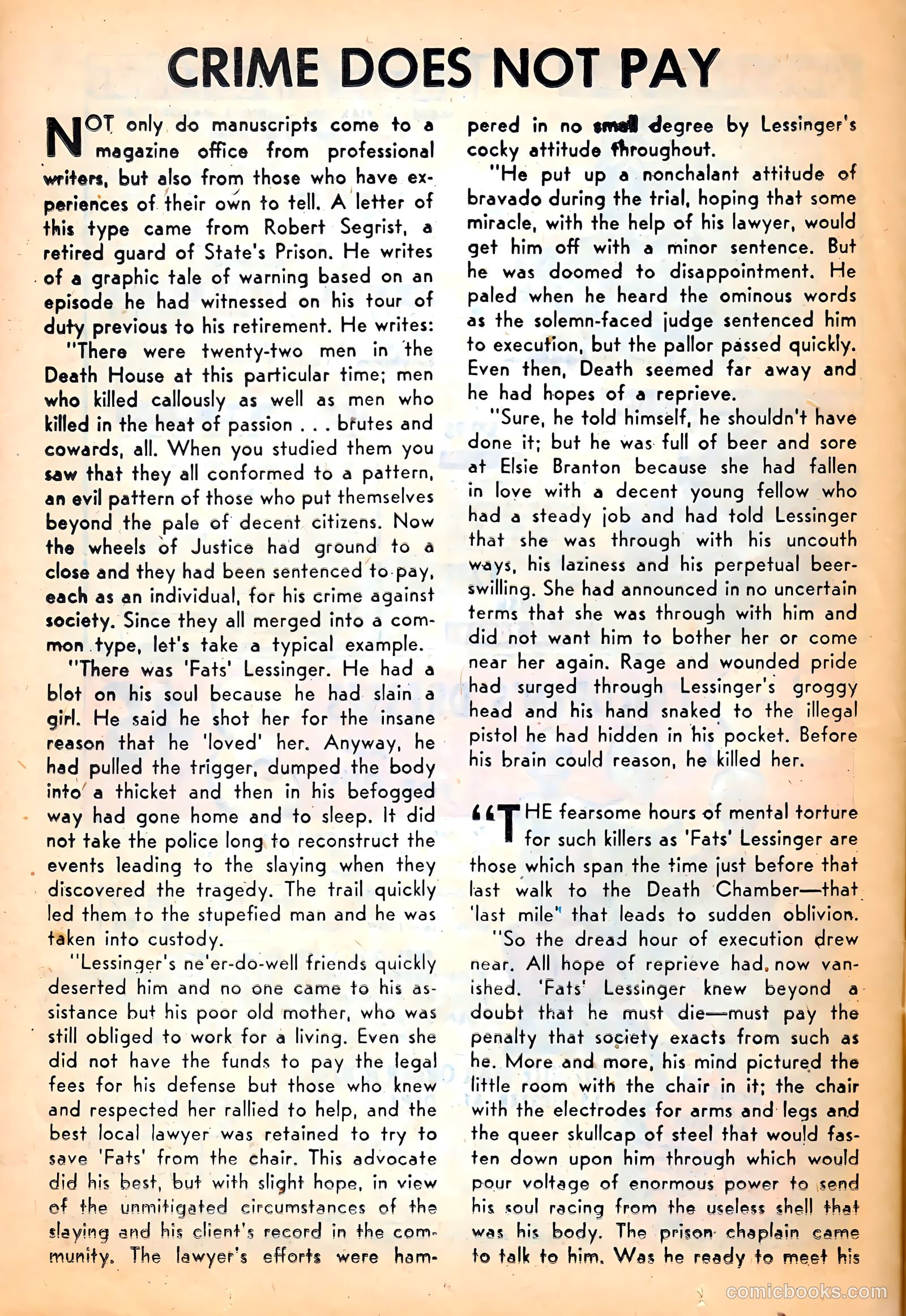 Dark Mysteries #24 (1955) — page 26 of 36