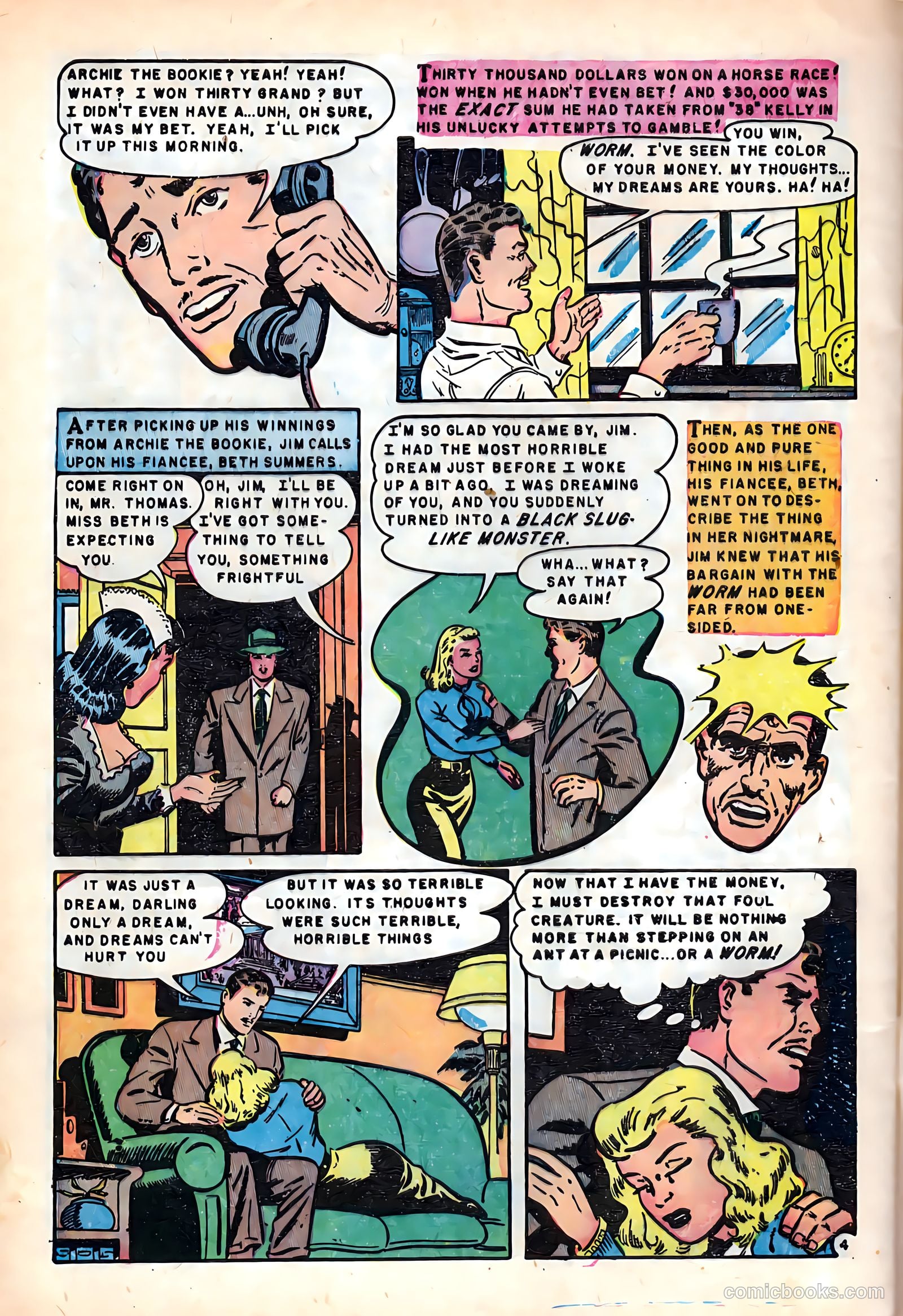 Dark Mysteries #3 (1951) — page 30 of 36