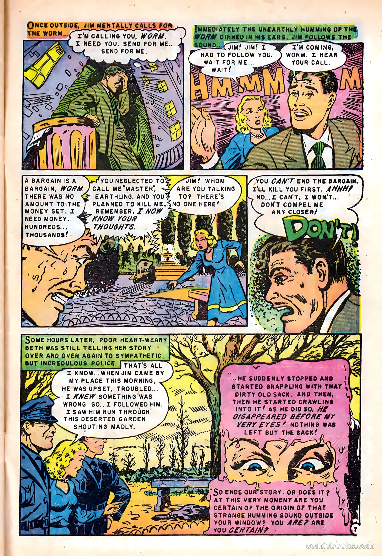 Dark Mysteries #3 (1951) — page 33 of 36