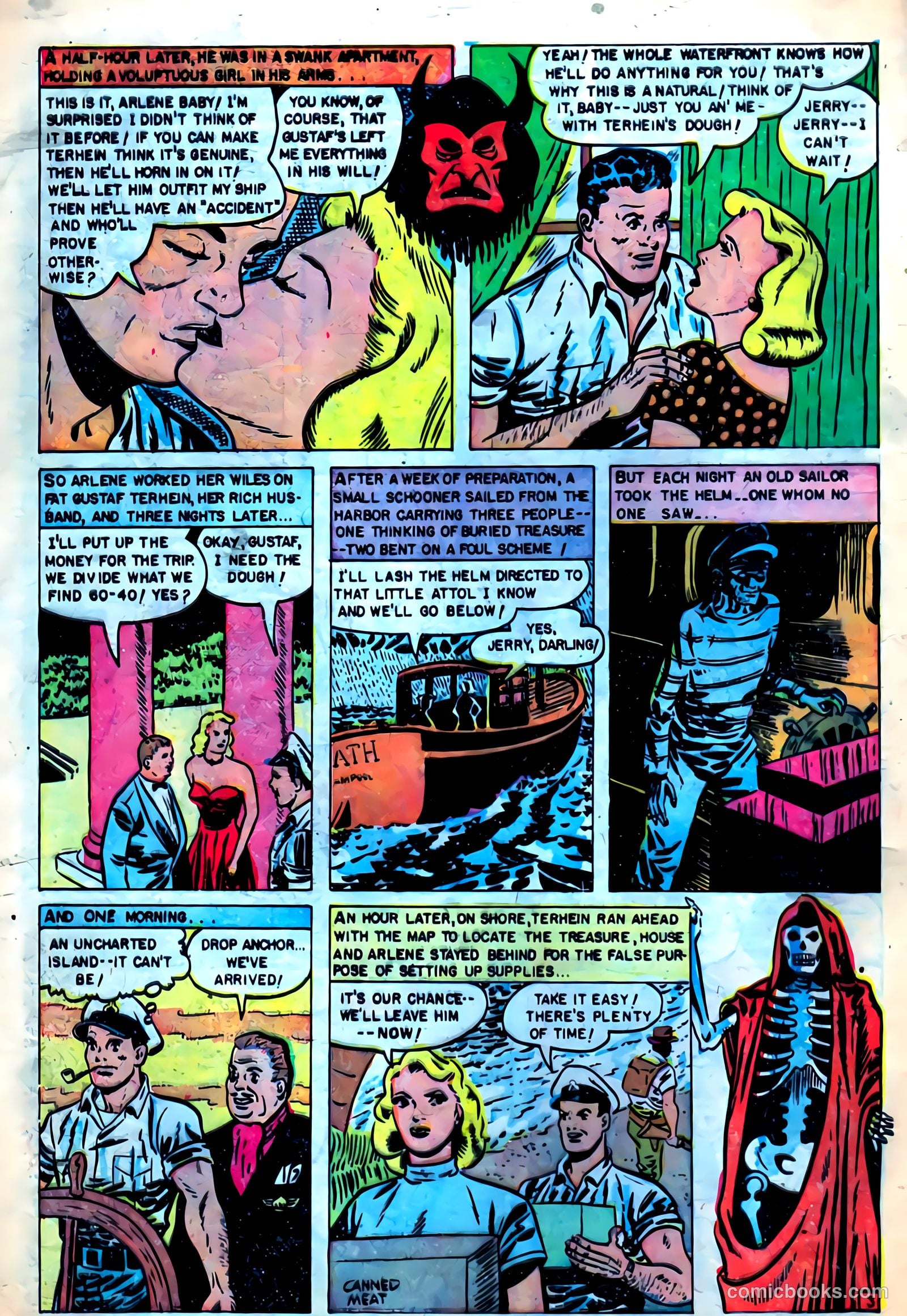 Dark Mysteries #5 (1952) — page 12 of 36