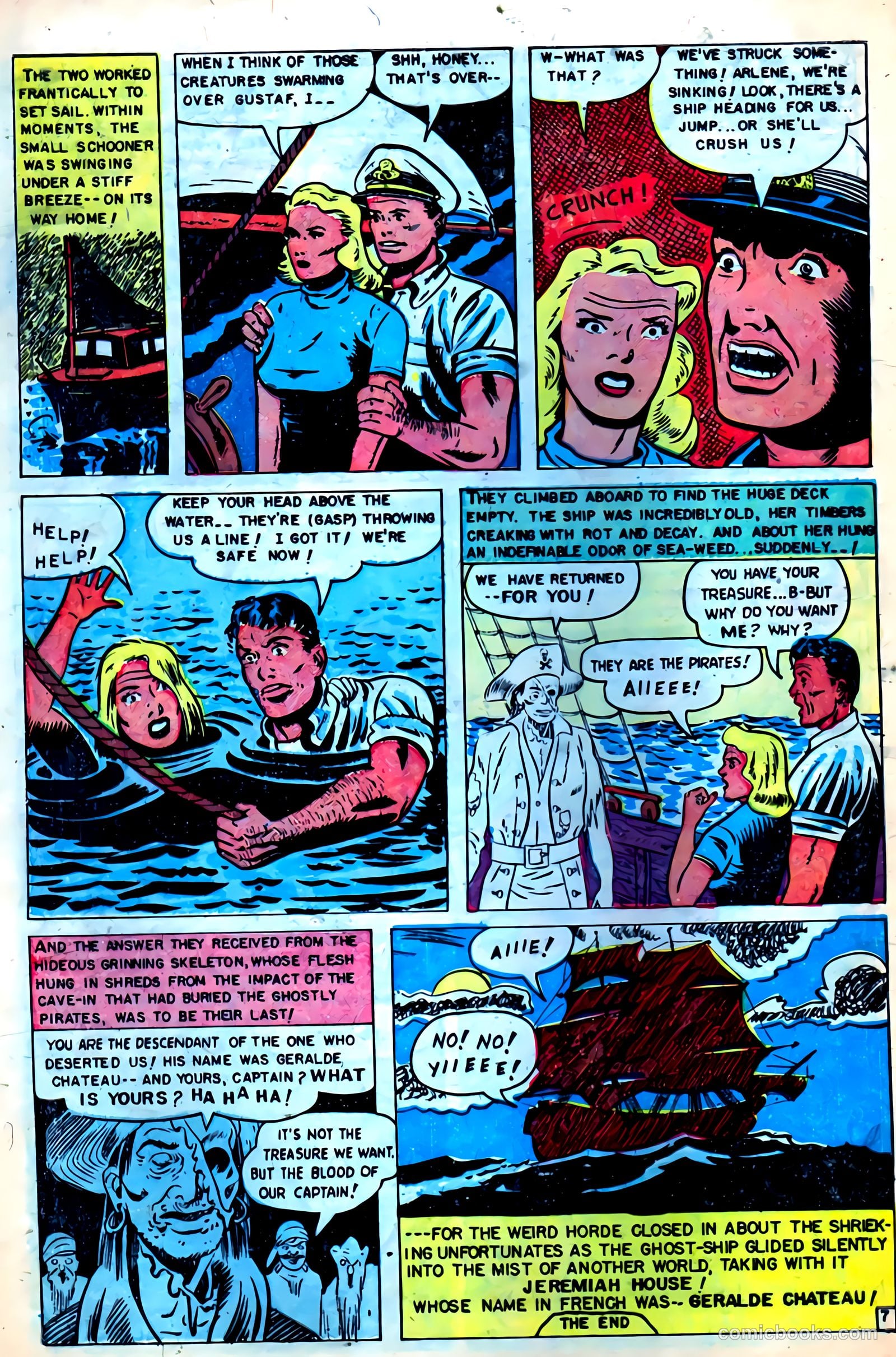 Dark Mysteries #5 (1952) — page 16 of 36
