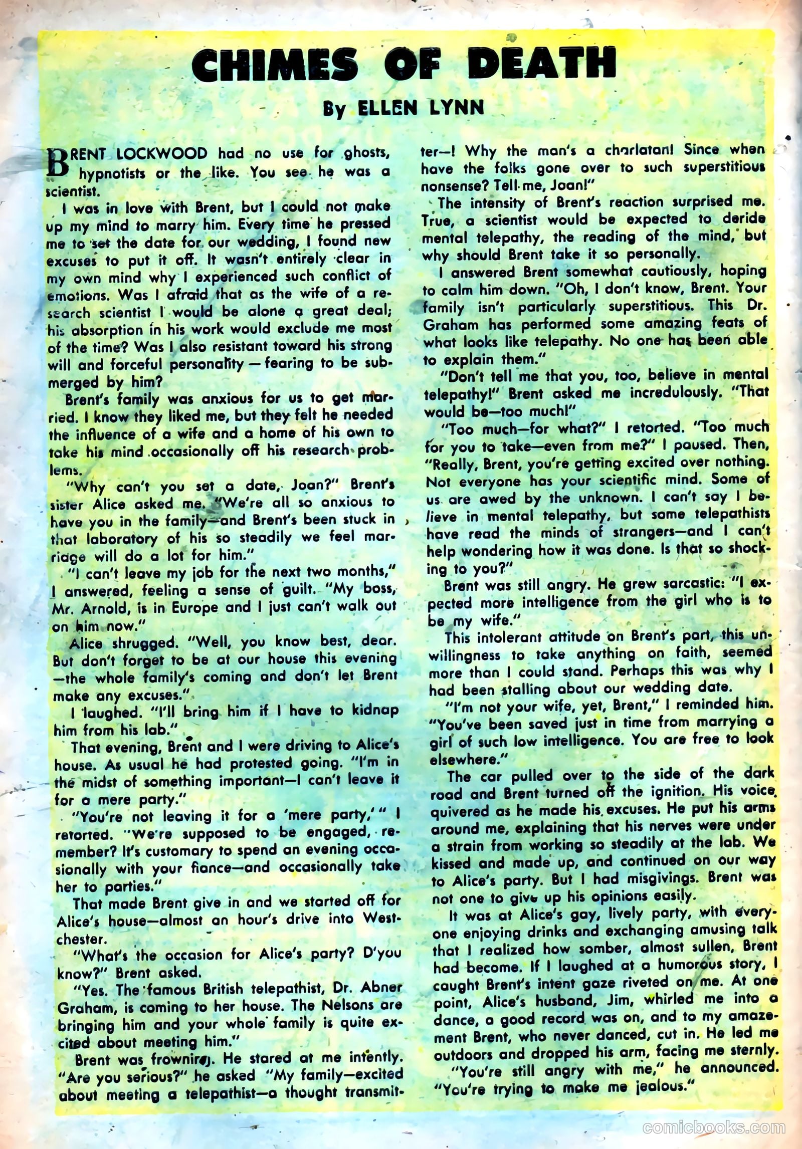 Dark Mysteries #5 (1952) — page 18 of 36