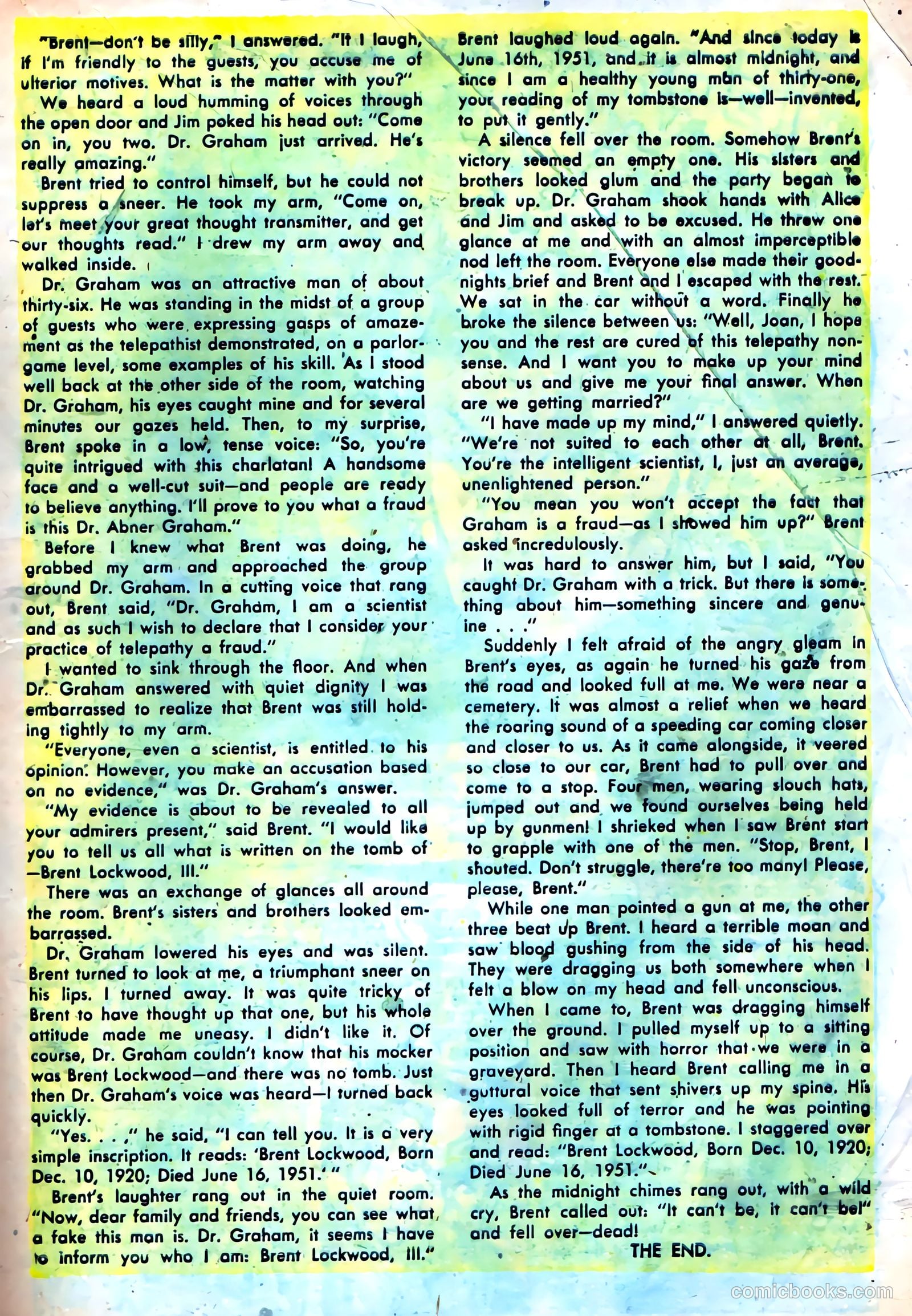 Dark Mysteries #5 (1952) — page 19 of 36