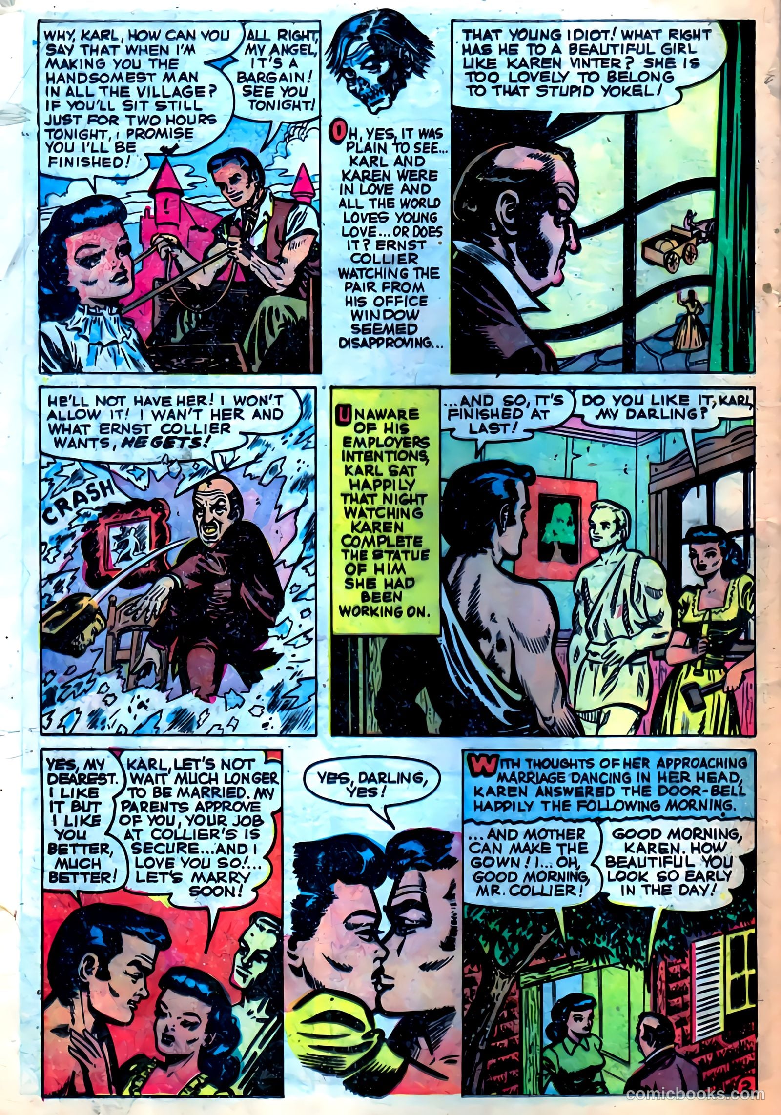 Dark Mysteries #5 (1952) — page 28 of 36