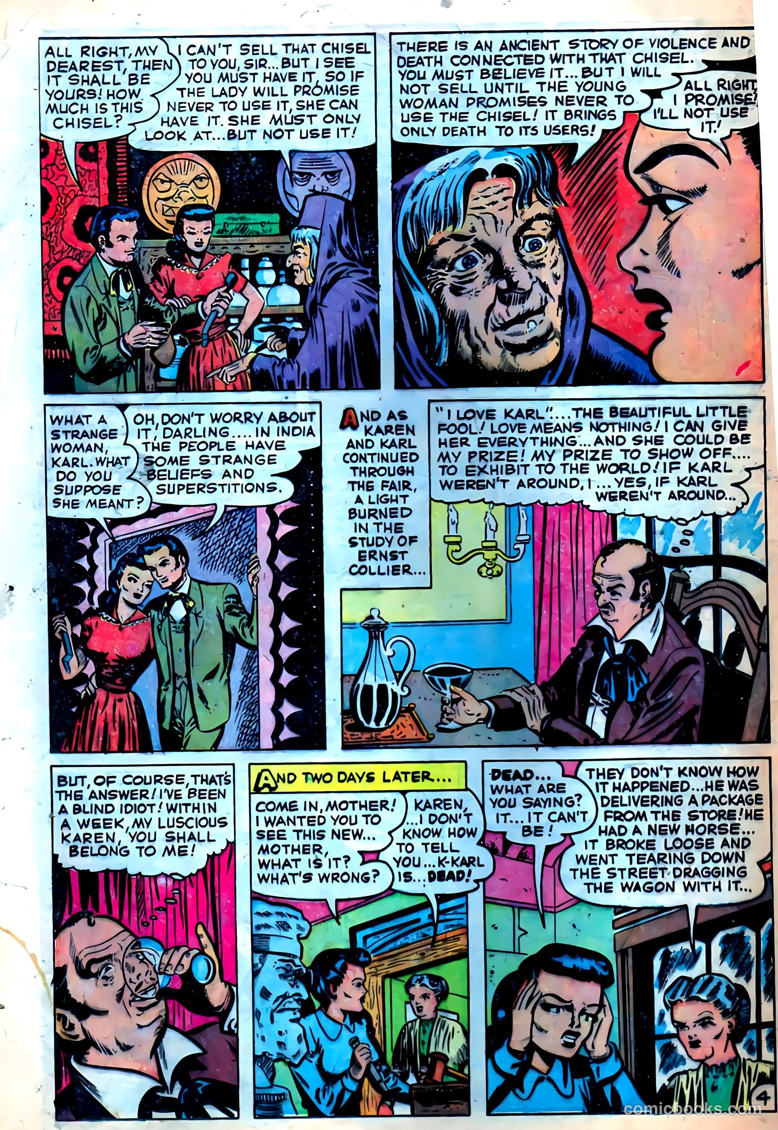 Dark Mysteries #5 (1952) — page 30 of 36