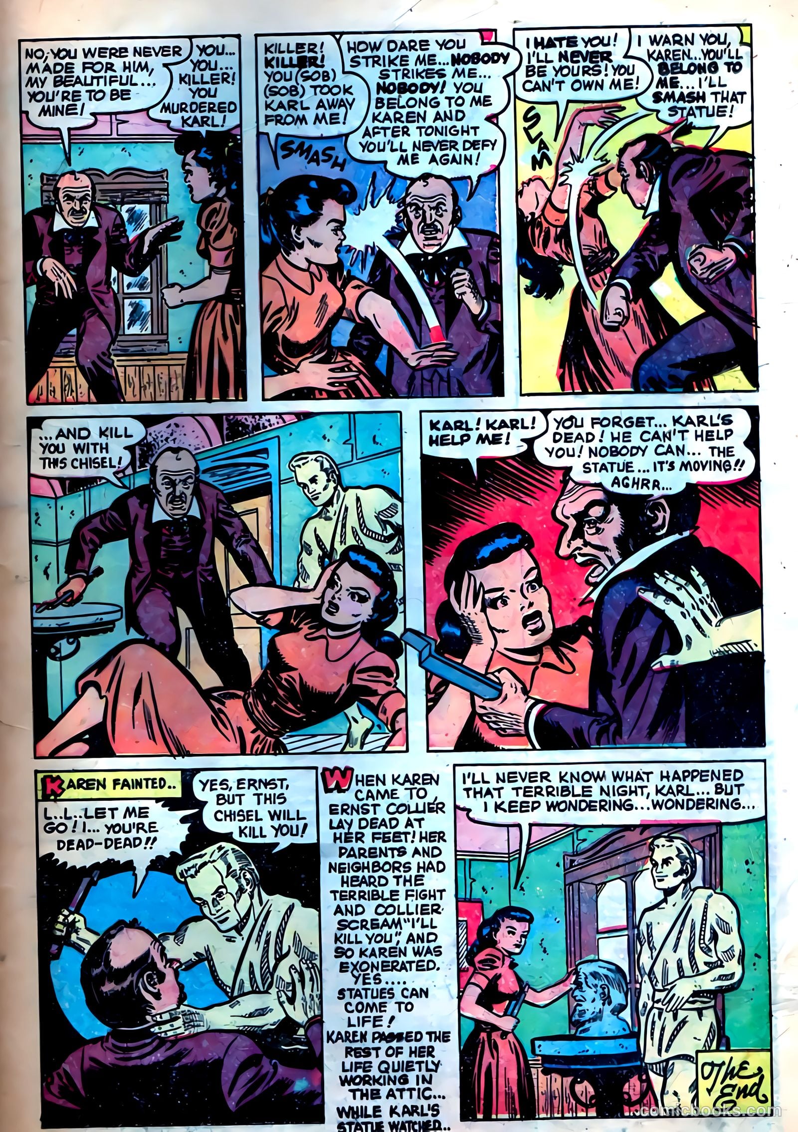 Dark Mysteries #5 (1952) — page 33 of 36