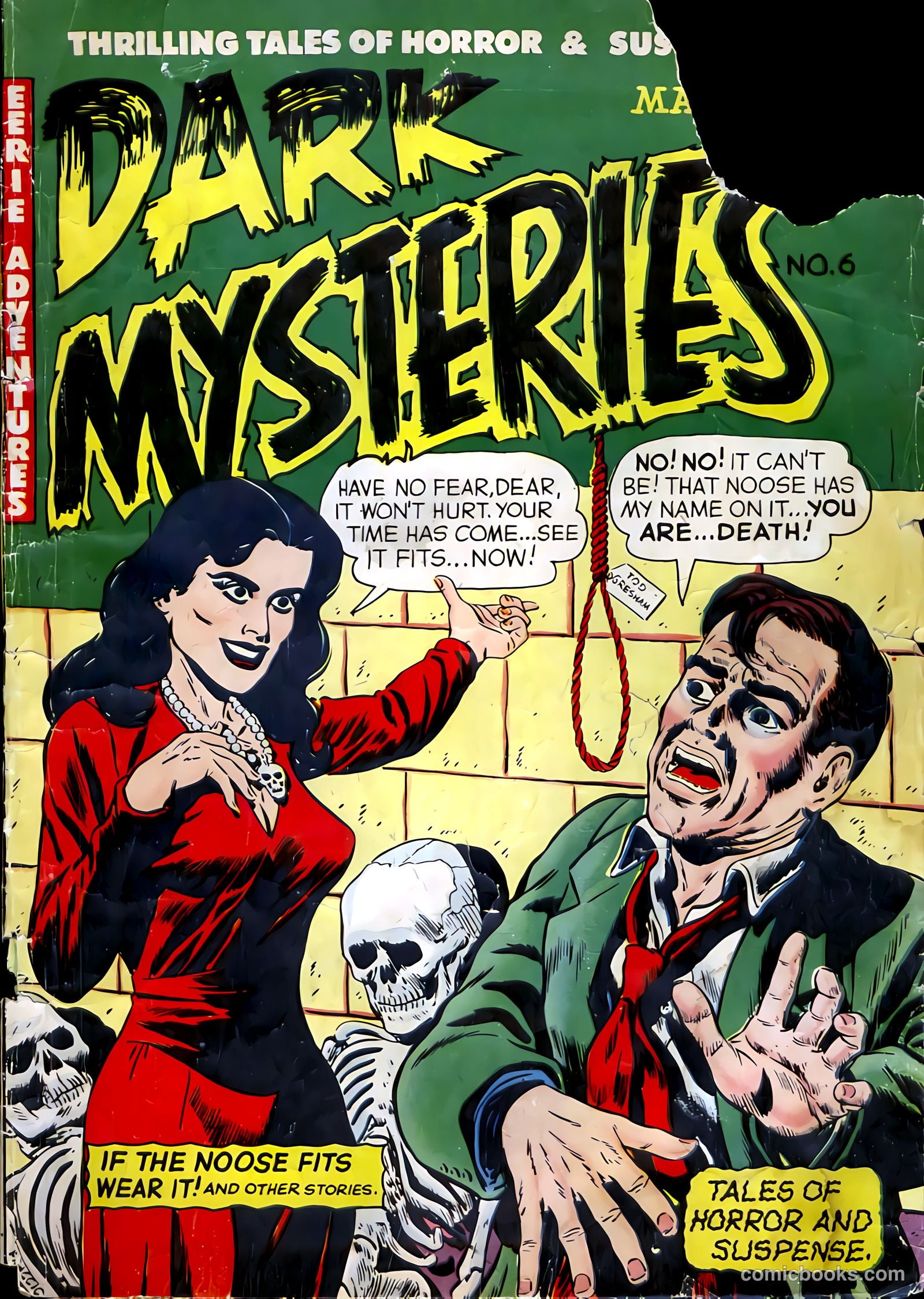 Dark Mysteries #6 (1952) — page 2 of 37