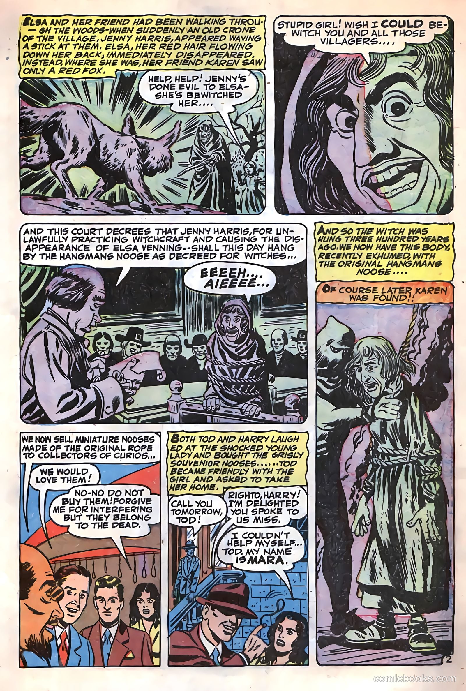 Dark Mysteries #6 (1952) — page 22 of 37