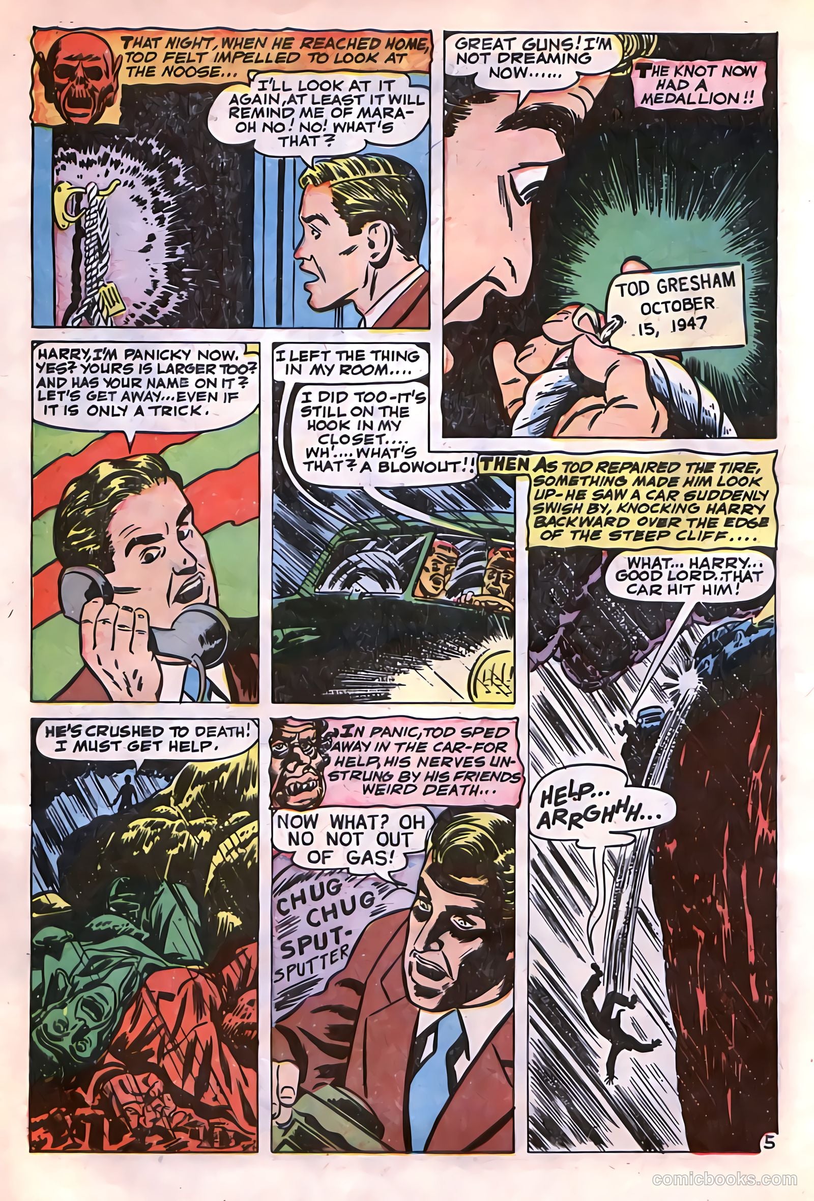 Dark Mysteries #6 (1952) — page 25 of 37