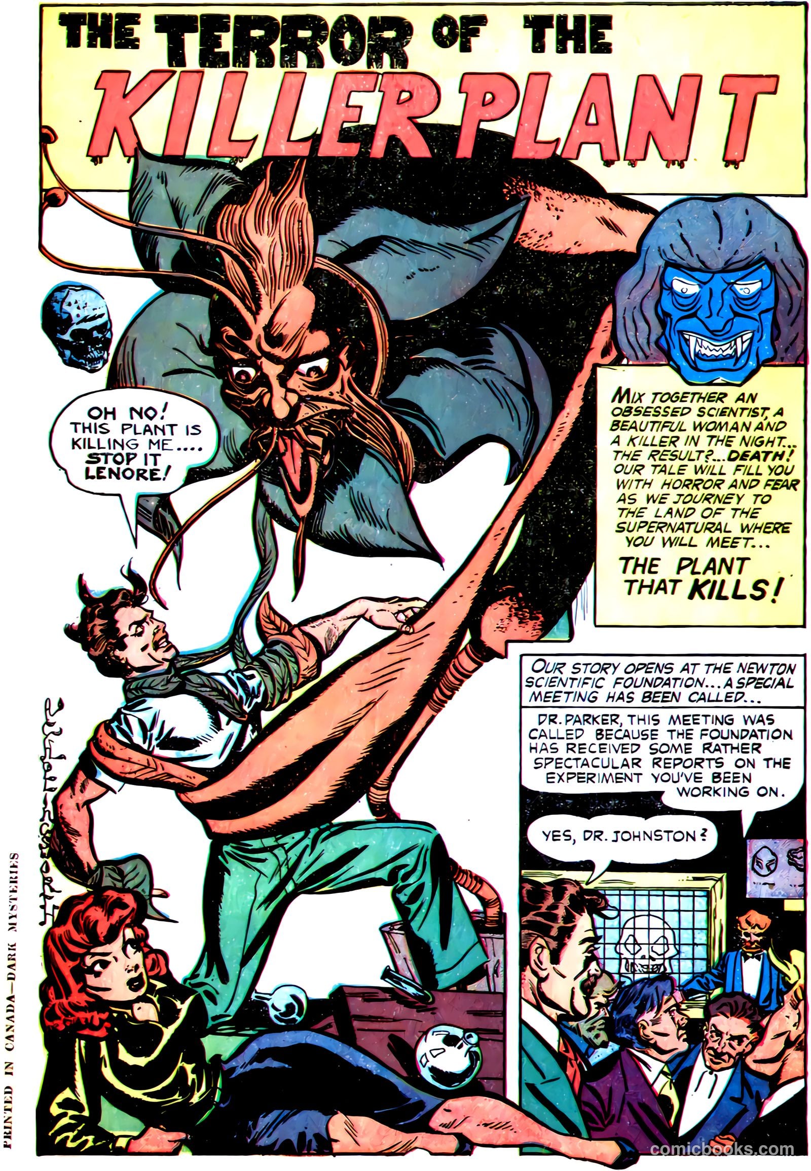 Dark Mysteries #7 (1952) — page 3 of 36