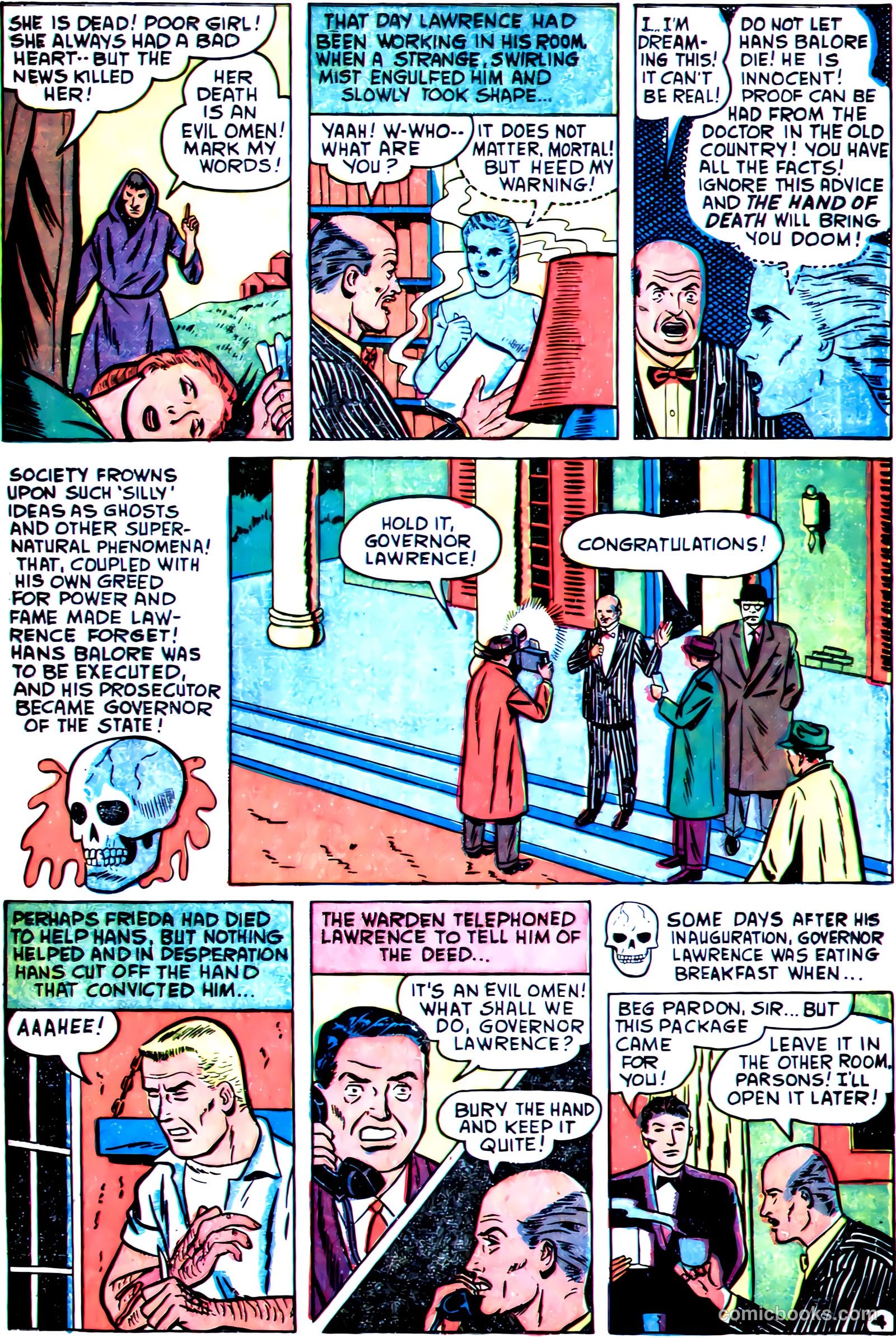Dark Mysteries #7 (1952) — page 13 of 36