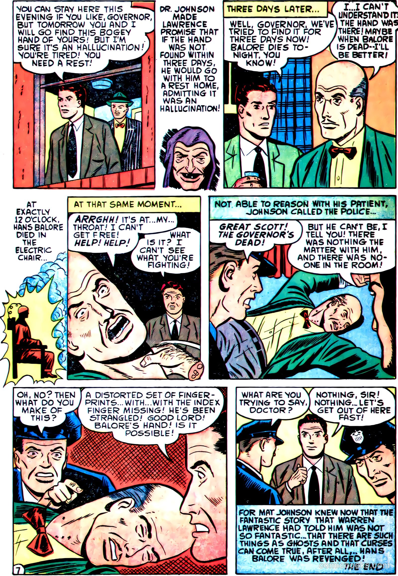Dark Mysteries #7 (1952) — page 16 of 36