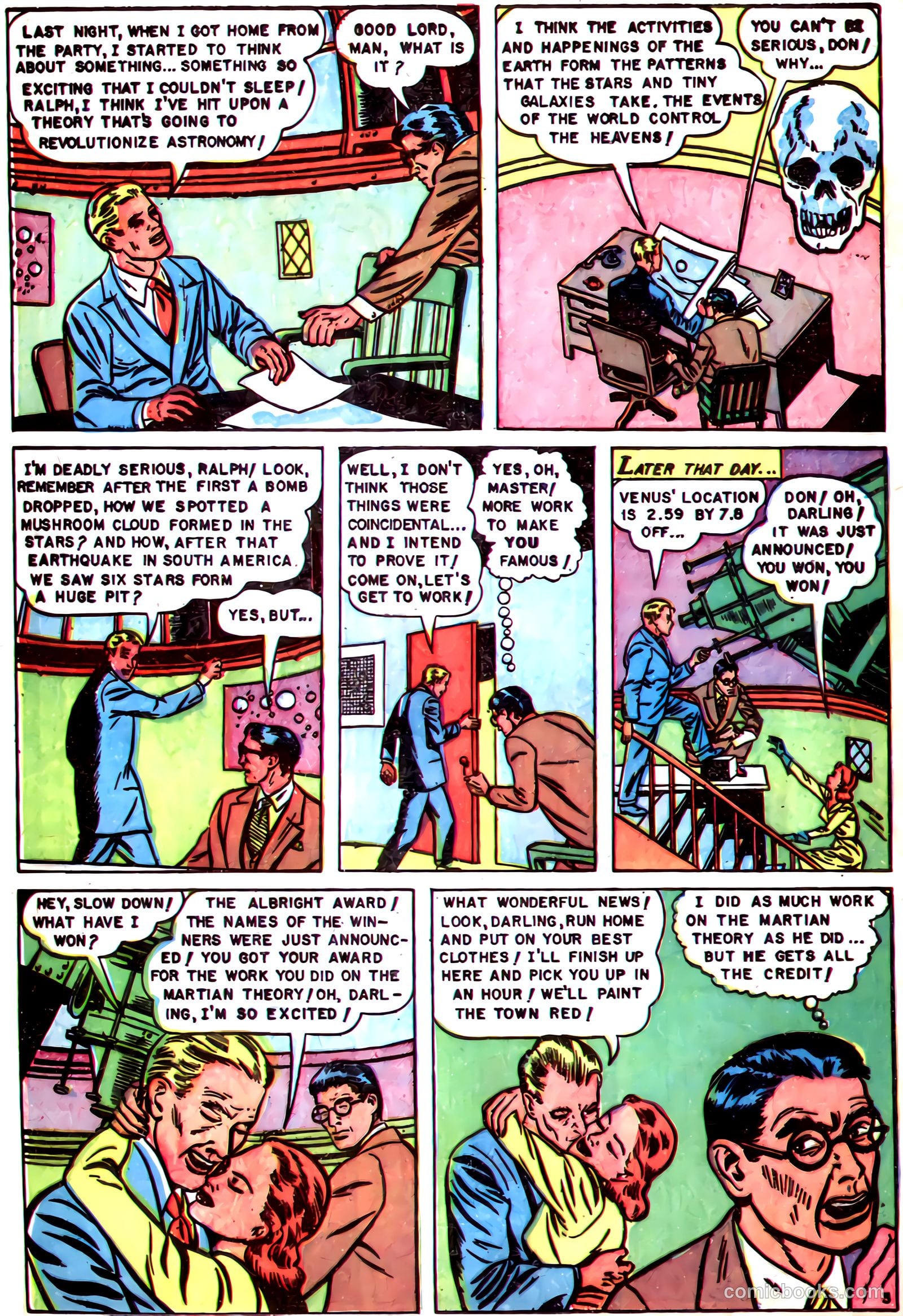 Dark Mysteries #7 (1952) — page 22 of 36