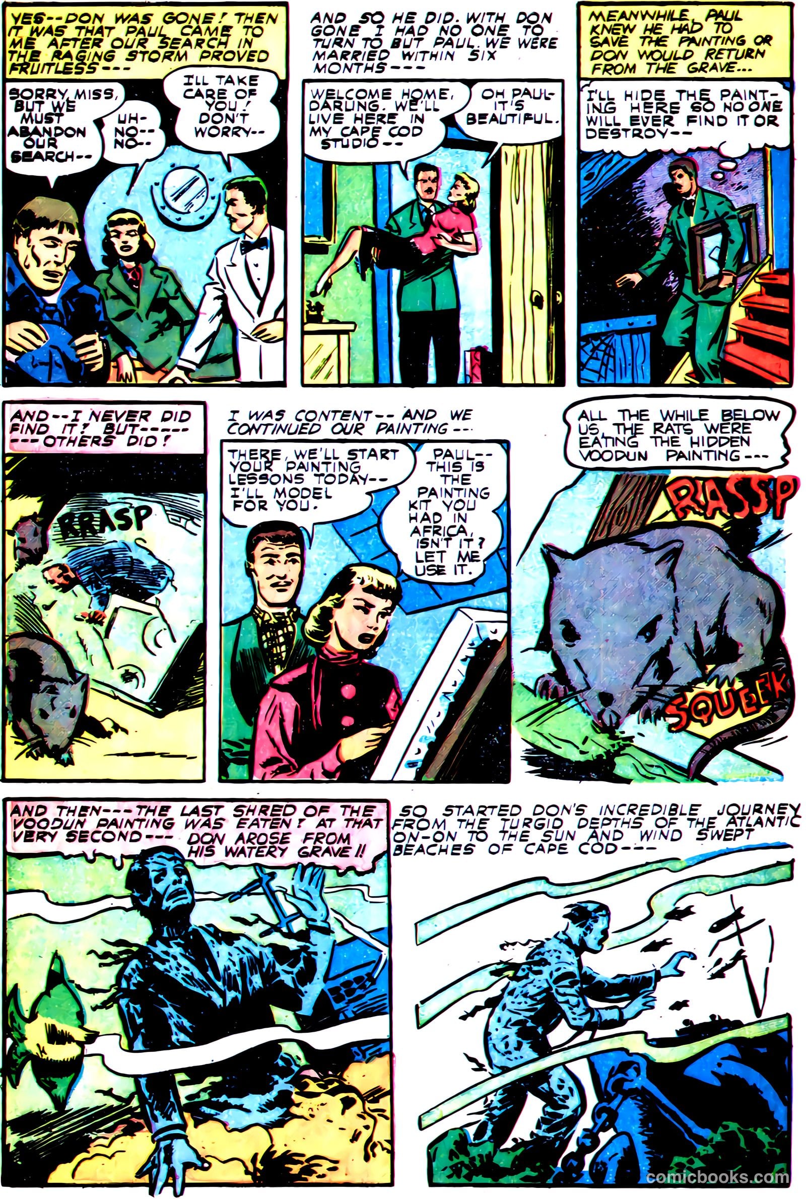 Dark Mysteries #7 (1952) — page 32 of 36