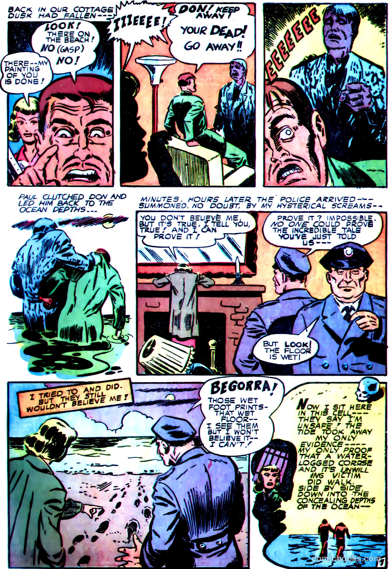 Dark Mysteries #7 (1952) — page 33 of 36