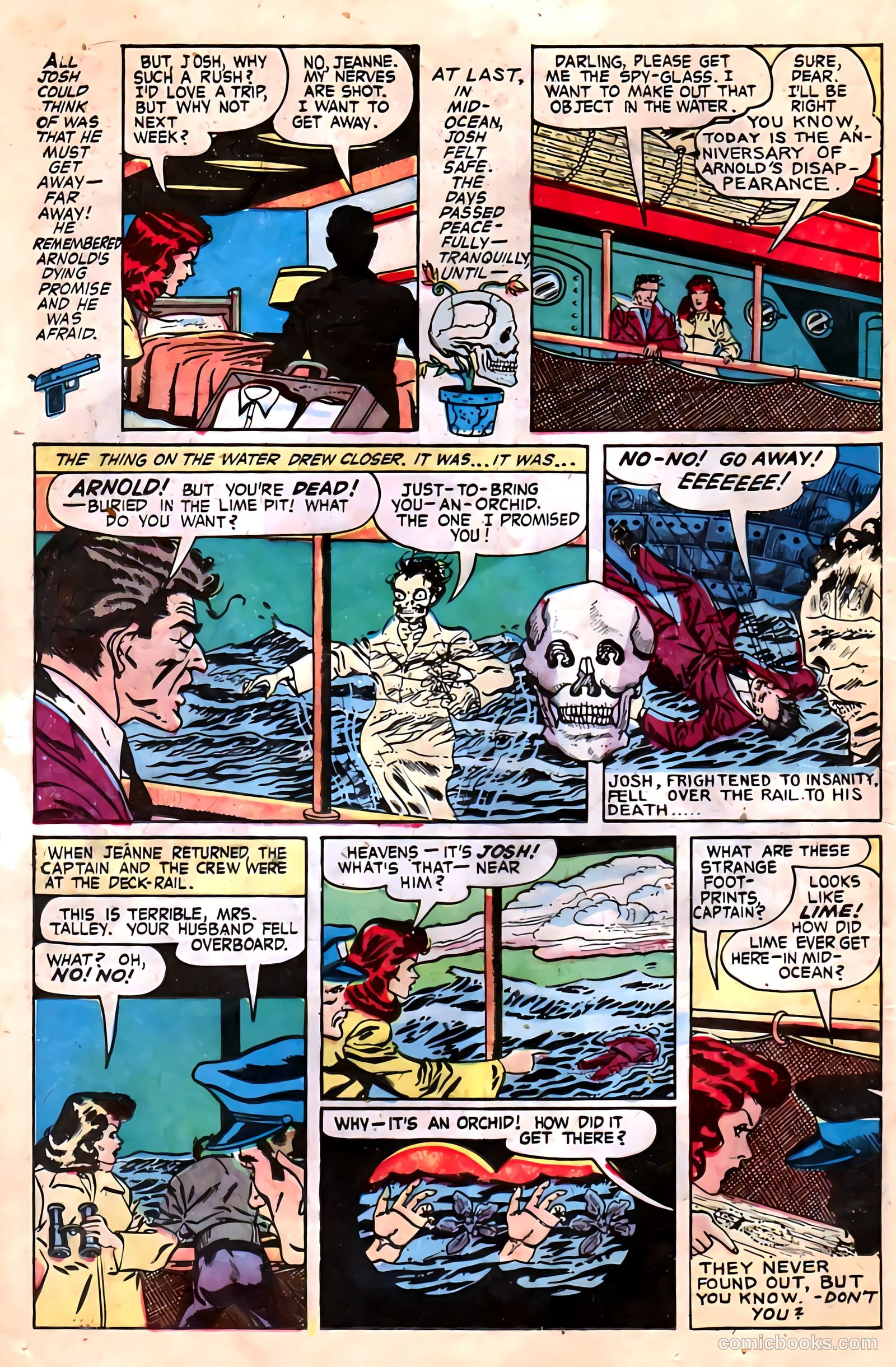 Dark Mysteries #8 (1952) — page 16 of 36