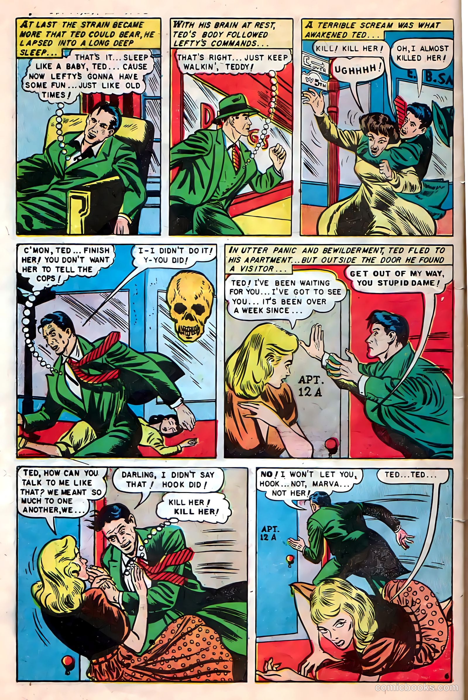 Dark Mysteries #8 (1952) — page 25 of 36