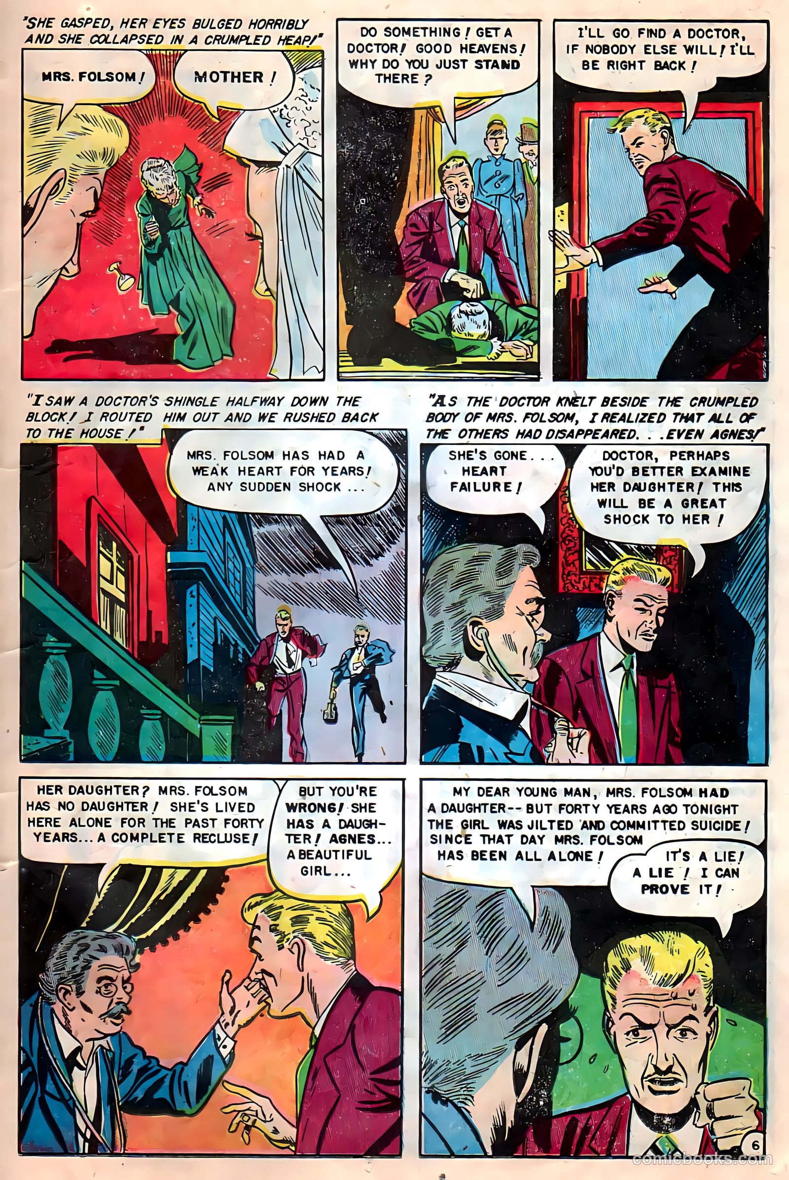 Dark Mysteries #8 (1952) — page 32 of 36