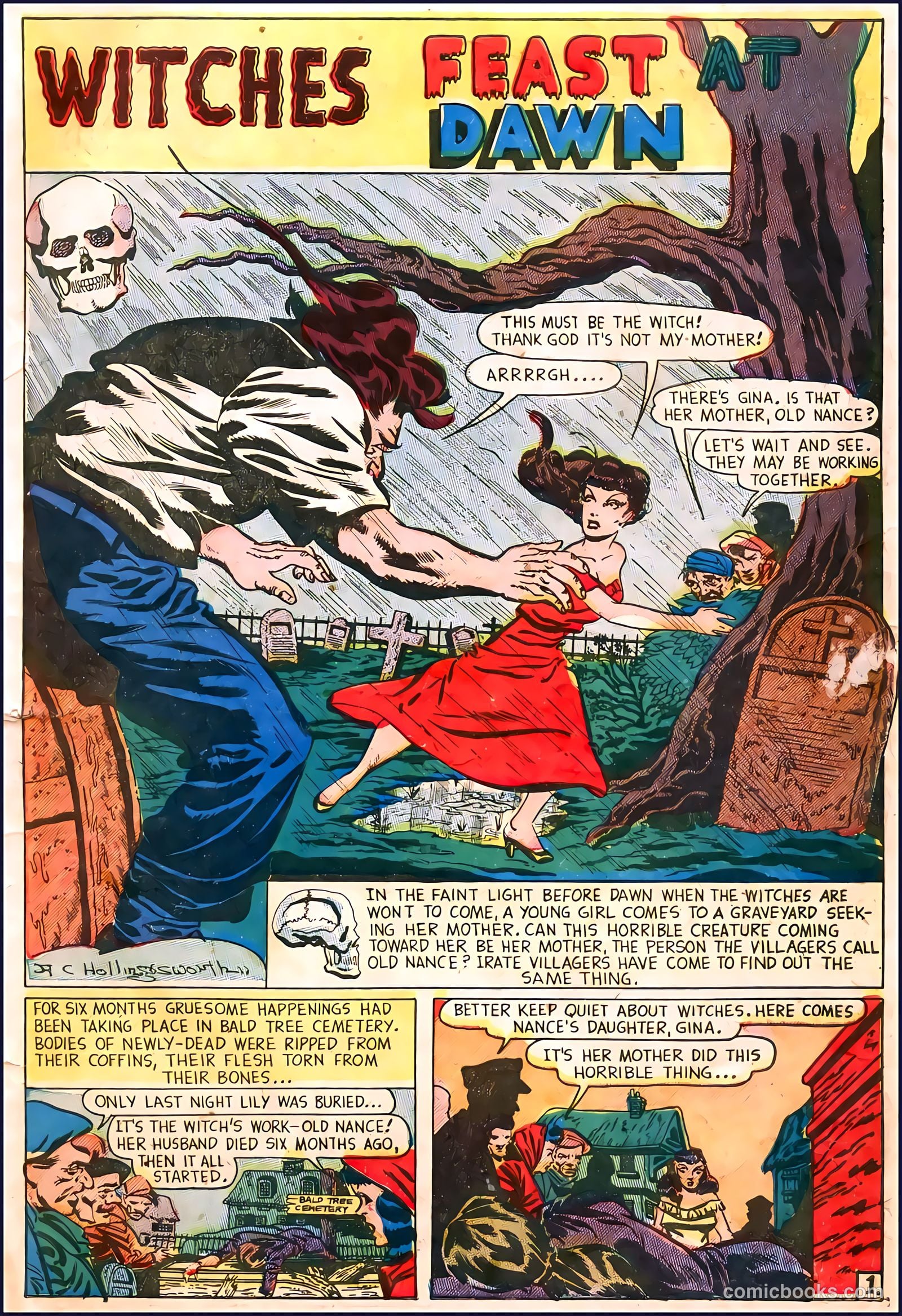 Dark Mysteries #9 (1952) — page 2 of 33
