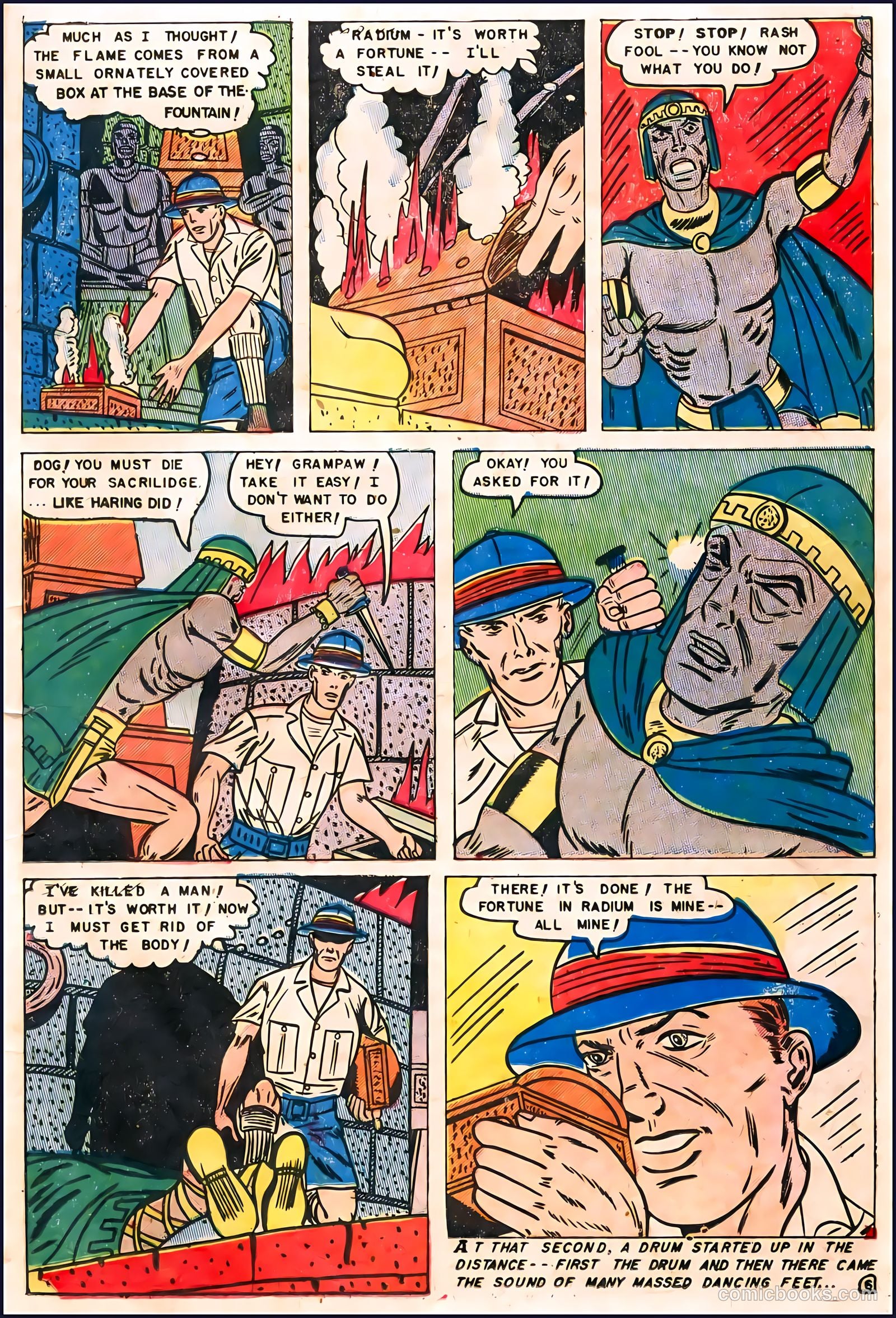 Dark Mysteries #9 (1952) — page 24 of 33