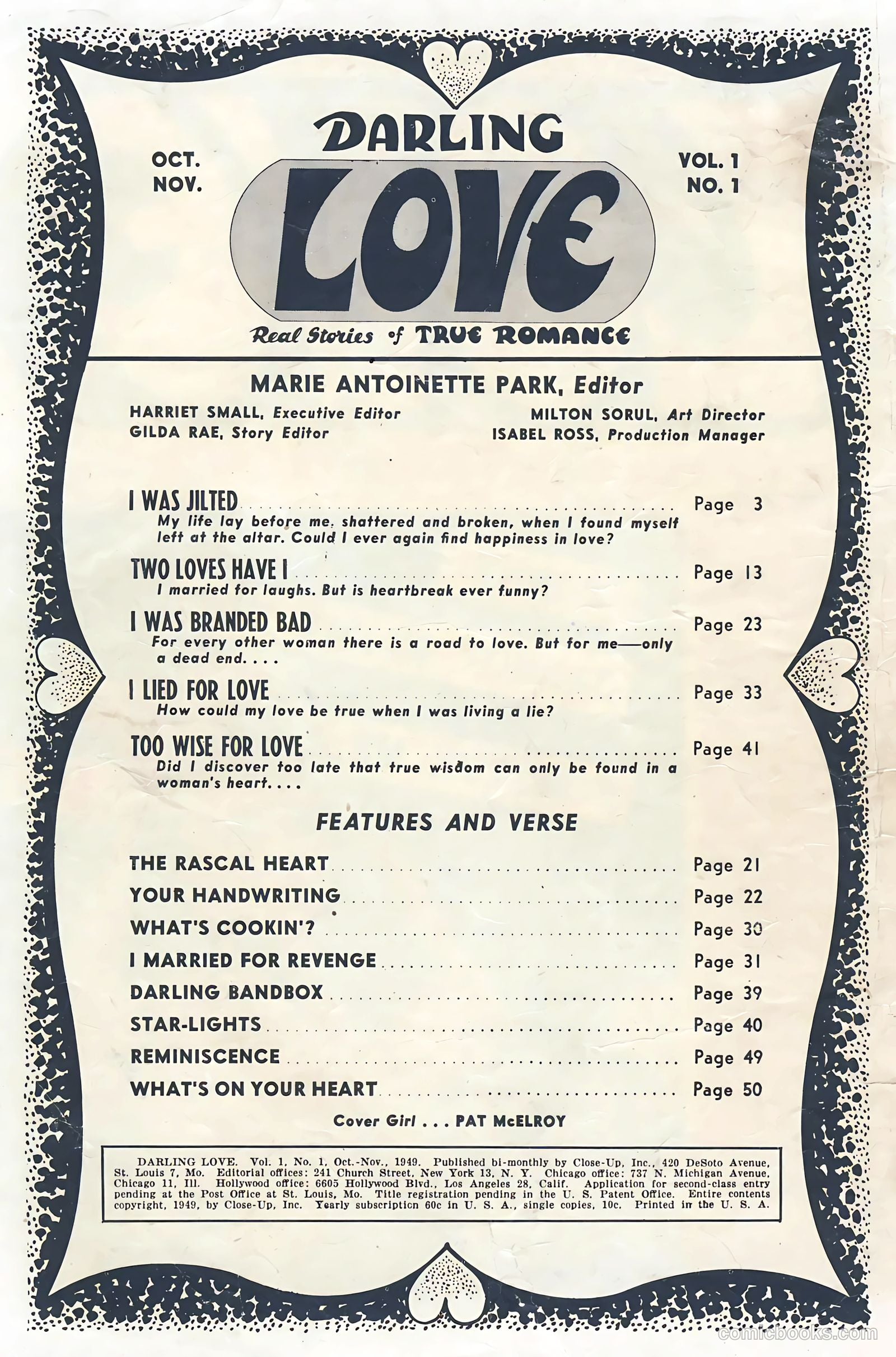 Darling Love #1 (1949) — page 2 of 52