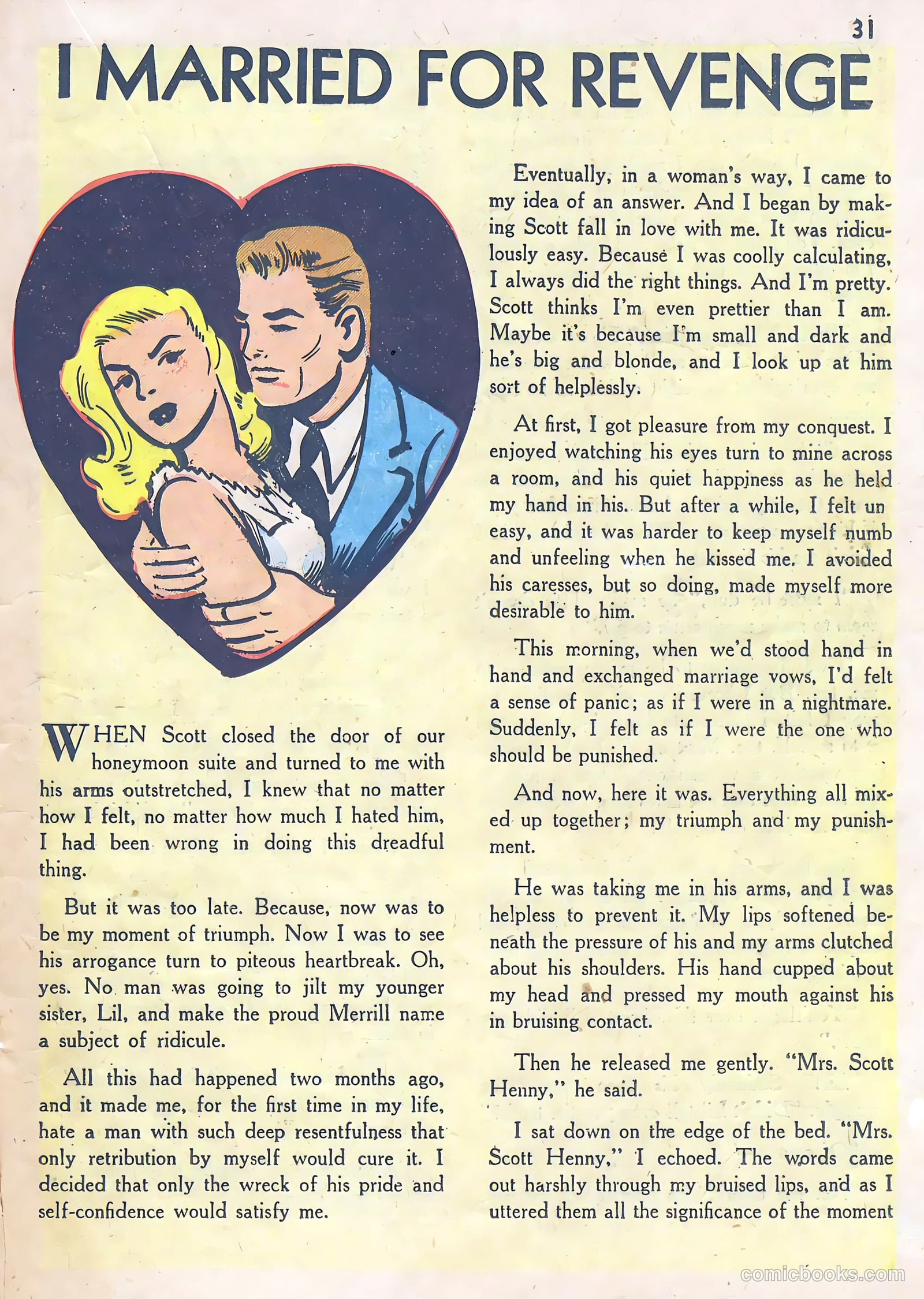 Darling Love #1 (1949) — page 31 of 52