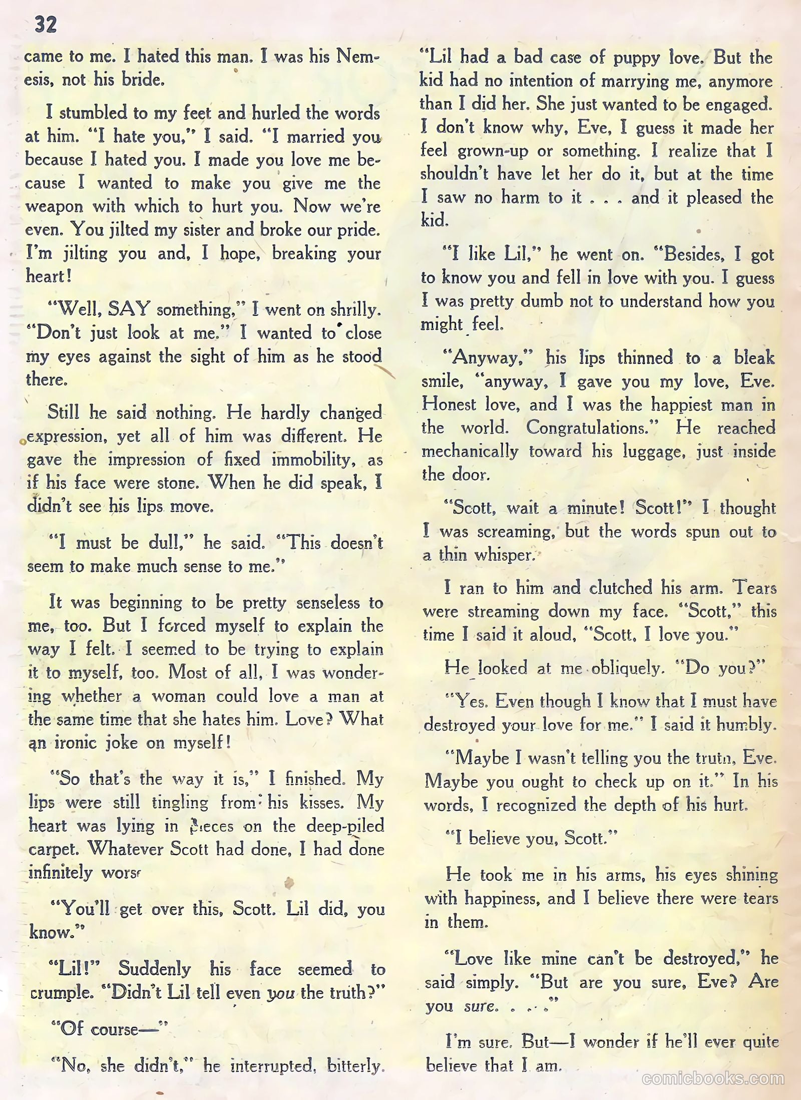 Darling Love #1 (1949) — page 32 of 52