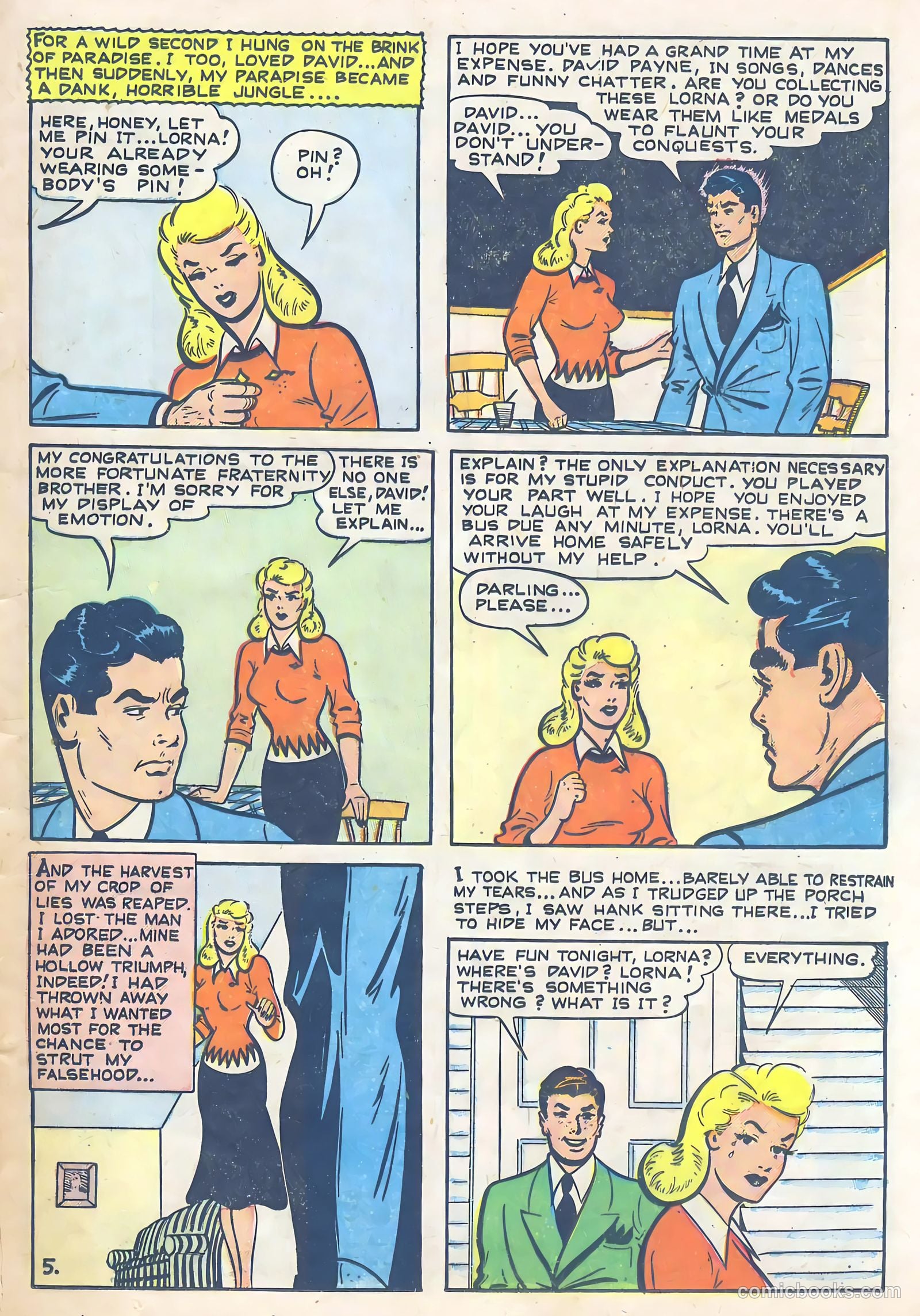 Darling Love #1 (1949) — page 37 of 52