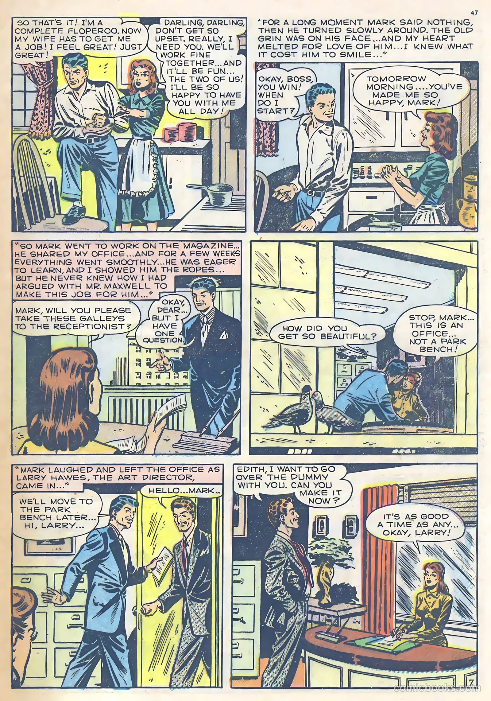 Darling Love #1 (1949) — page 47 of 52