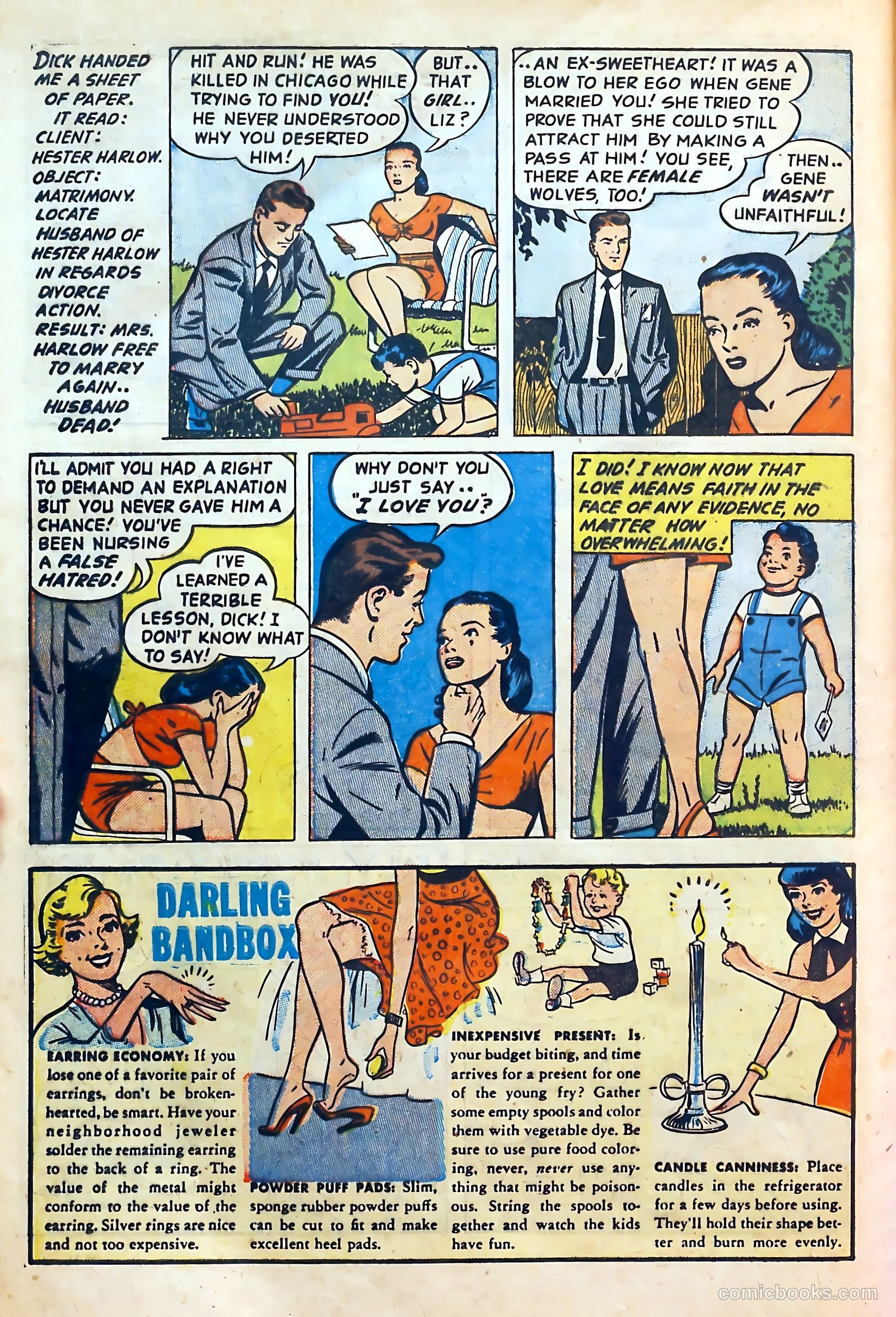 Darling Love #11 (1952) — page 32 of 36