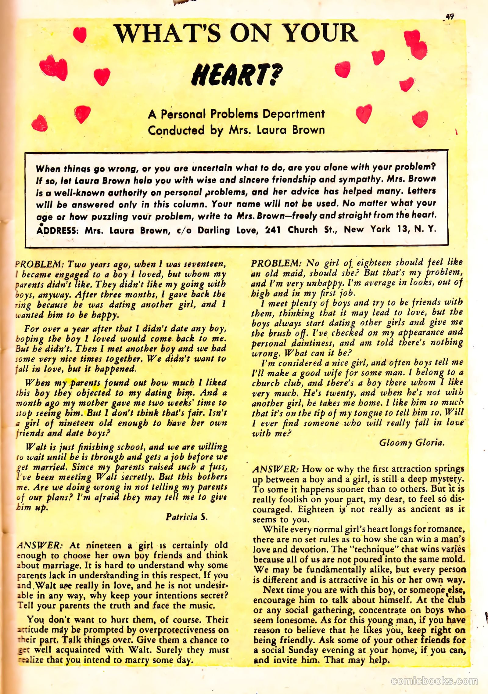Darling Love #2 (1949) — page 49 of 52