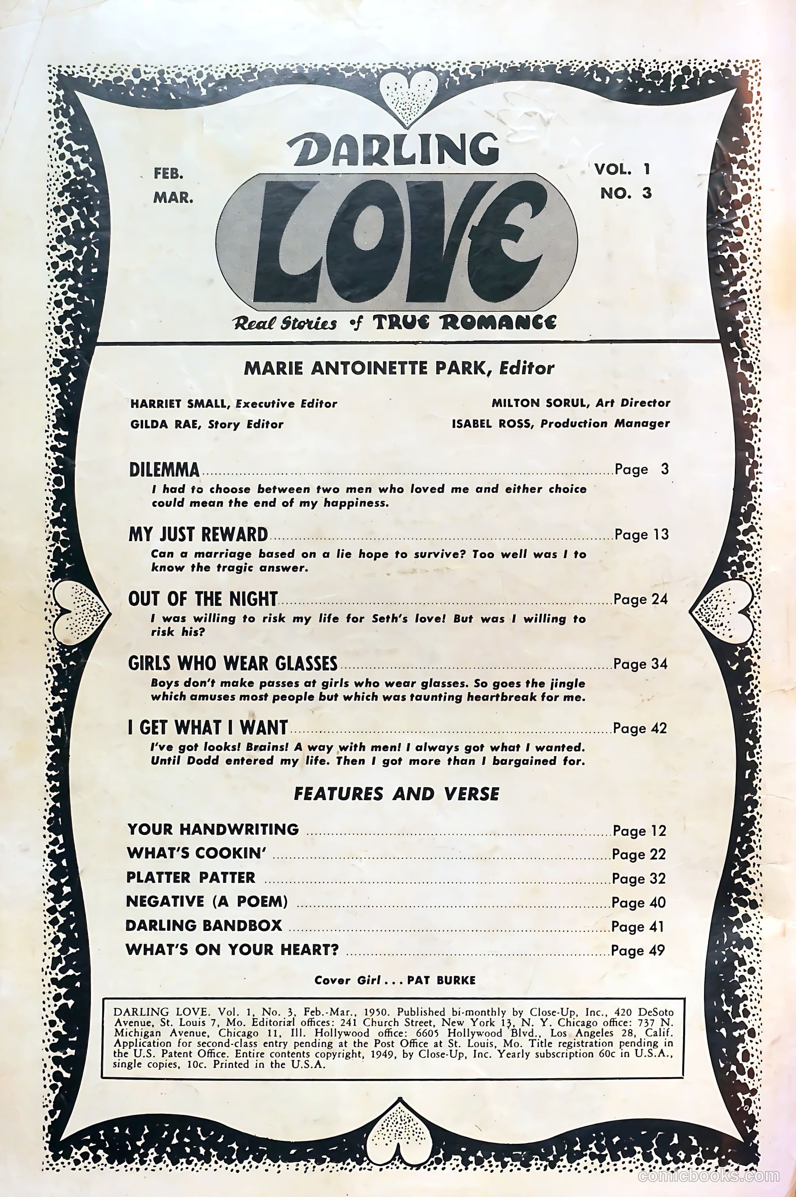 Darling Love #3 (1950) — page 2 of 52