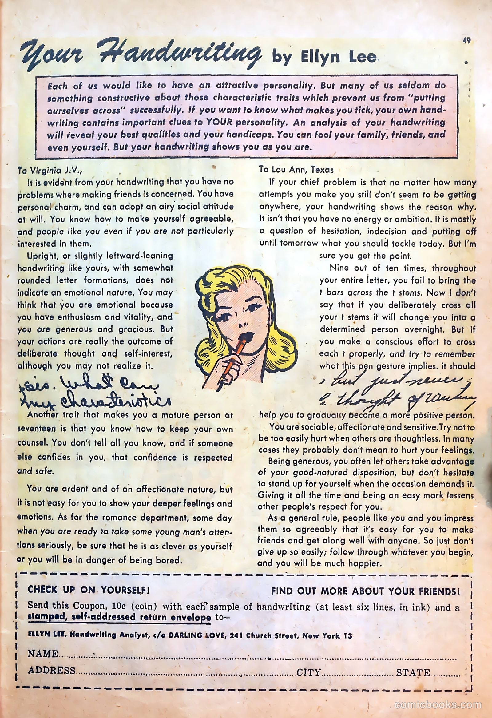 Darling Love #3 (1950) — page 49 of 52