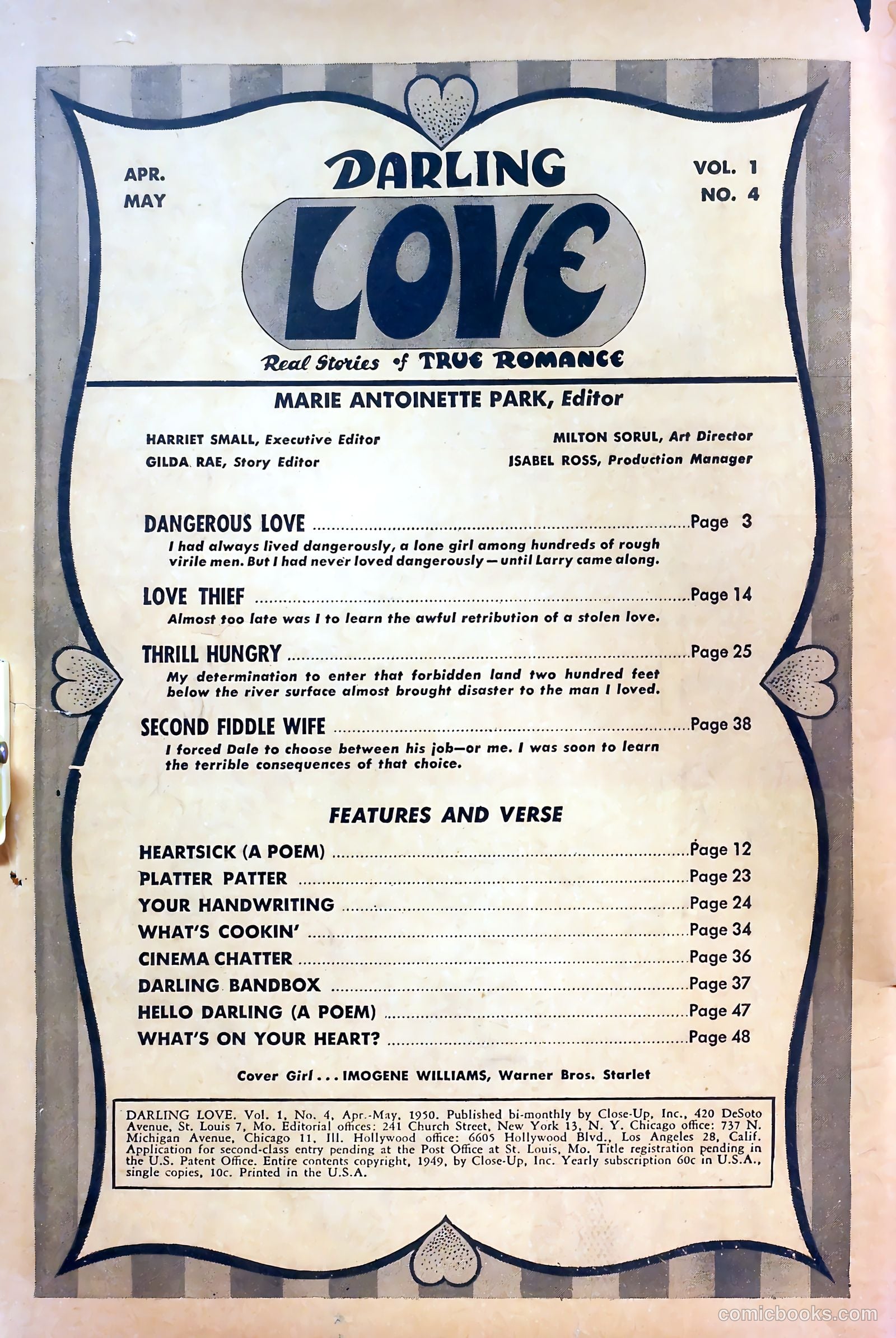 Darling Love #4 (1950) — page 2 of 52