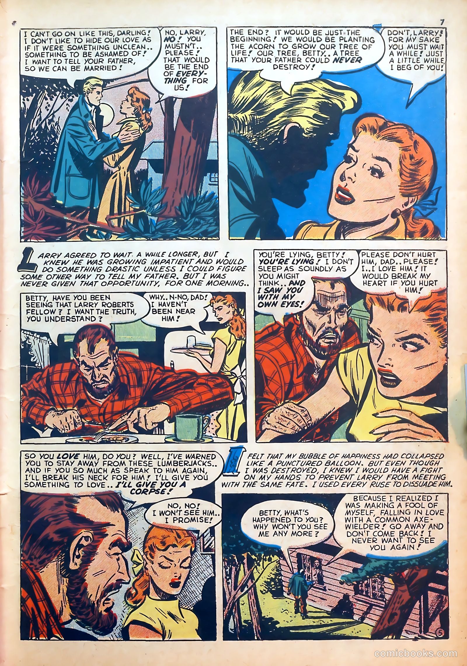 Darling Love #4 (1950) — page 7 of 52