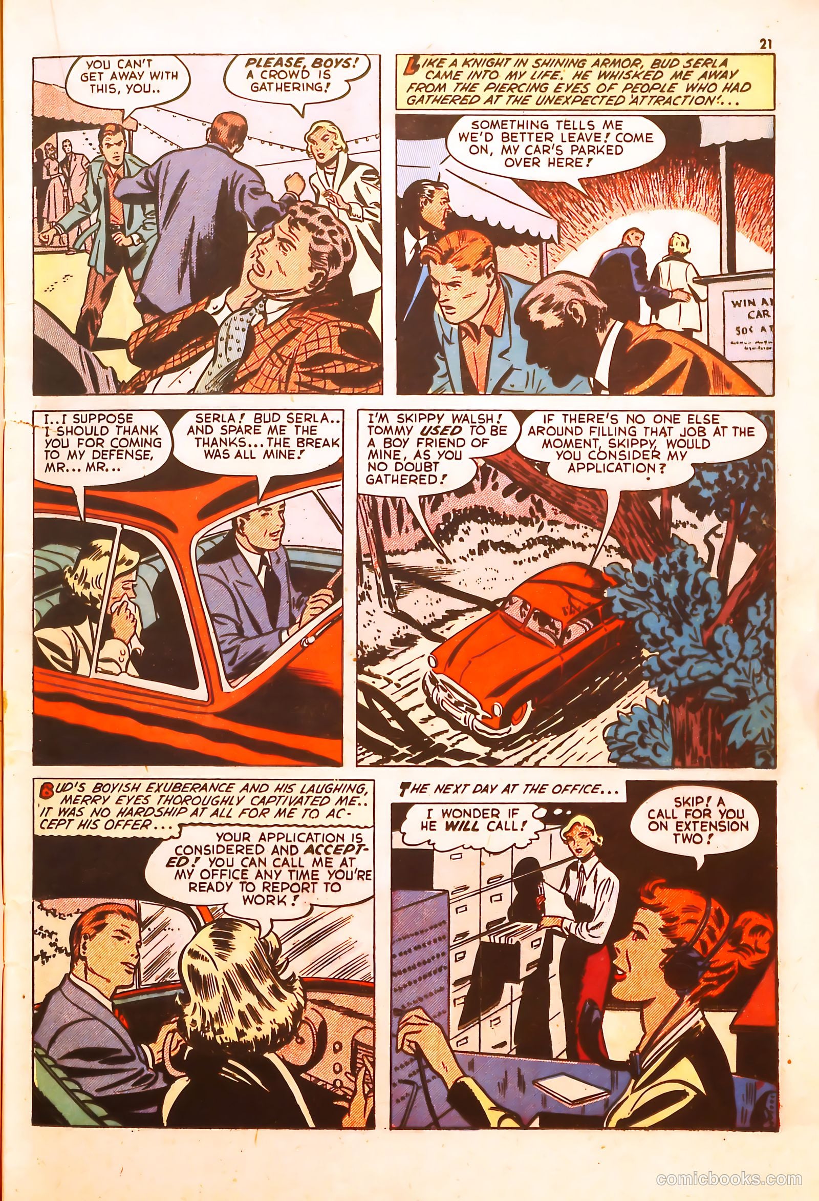 Darling Love #5 (1950) — page 21 of 52