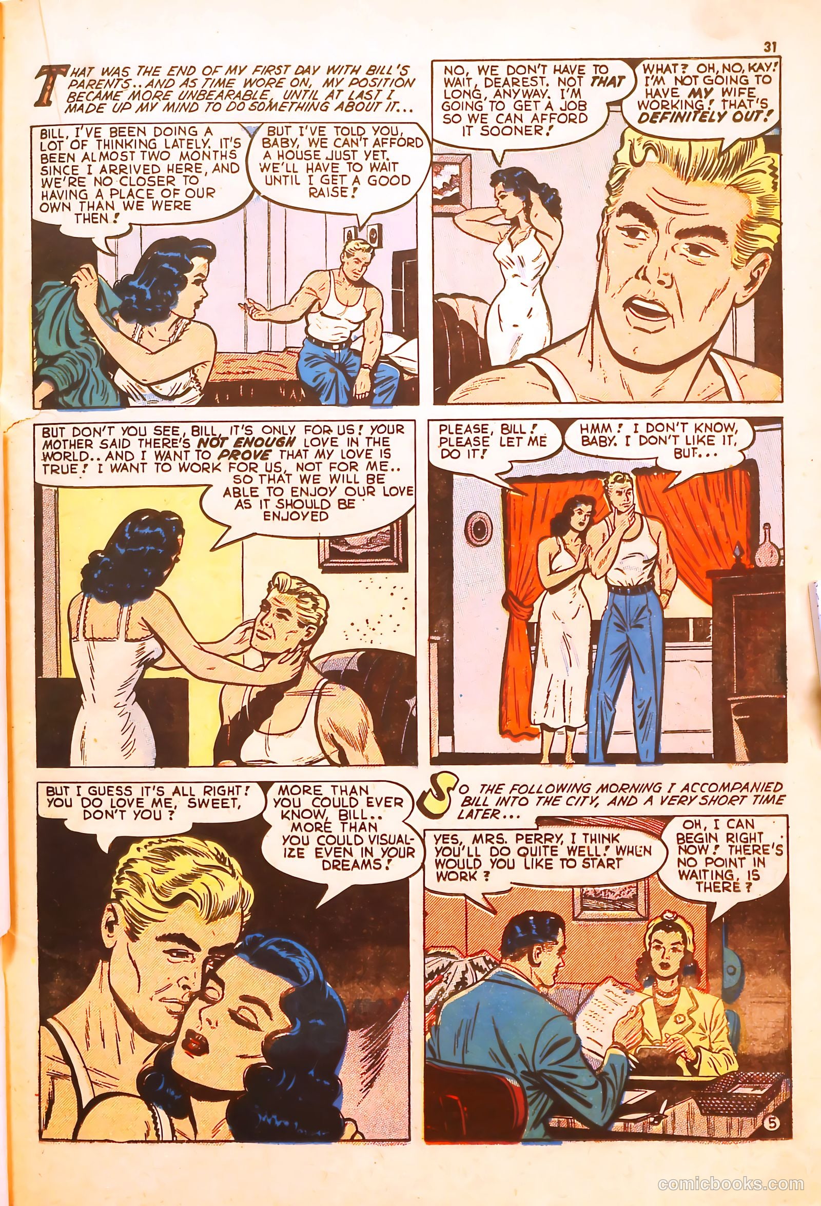 Darling Love #5 (1950) — page 31 of 52