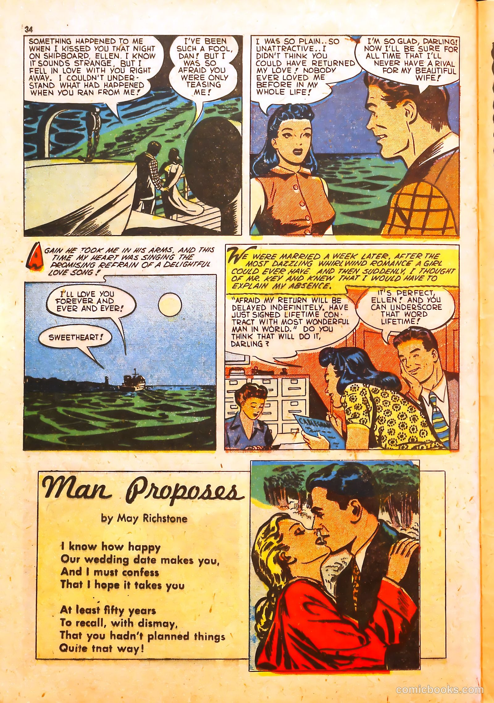 Darling Love #6 (1950) — page 34 of 52