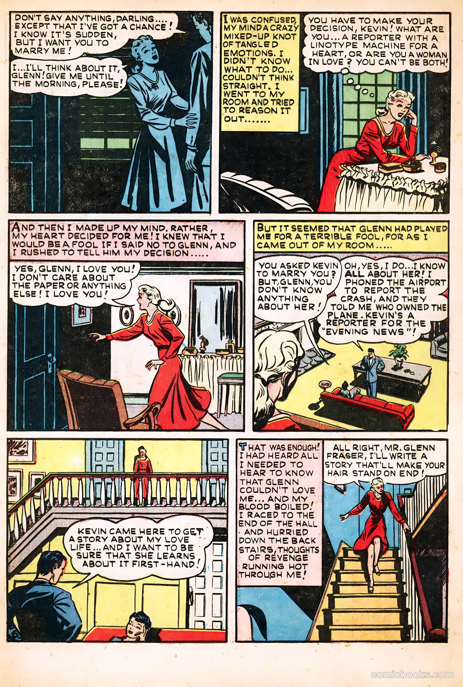 Darling Love #8 (1951) — page 17 of 36