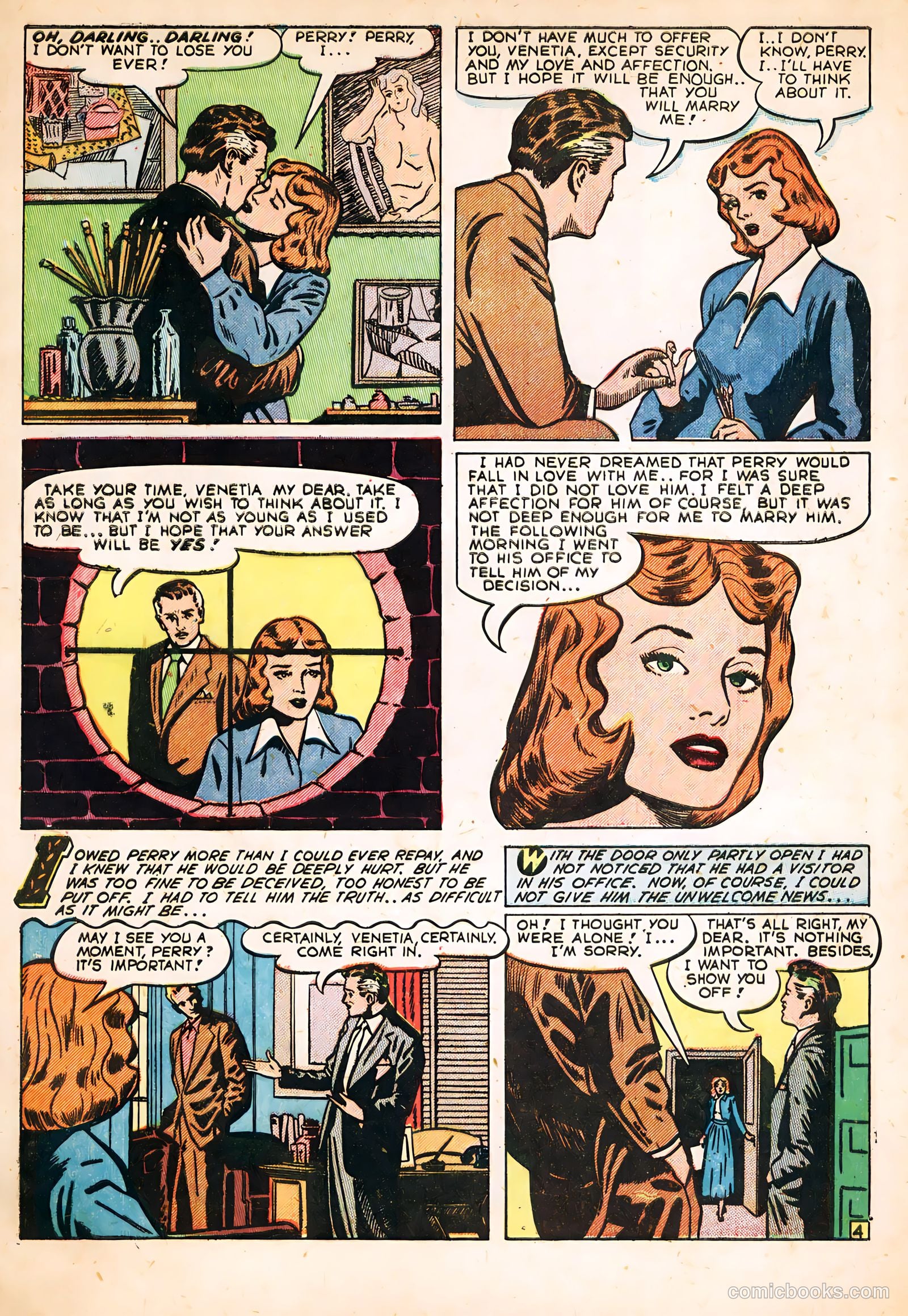 Darling Love #8 (1951) — page 28 of 36