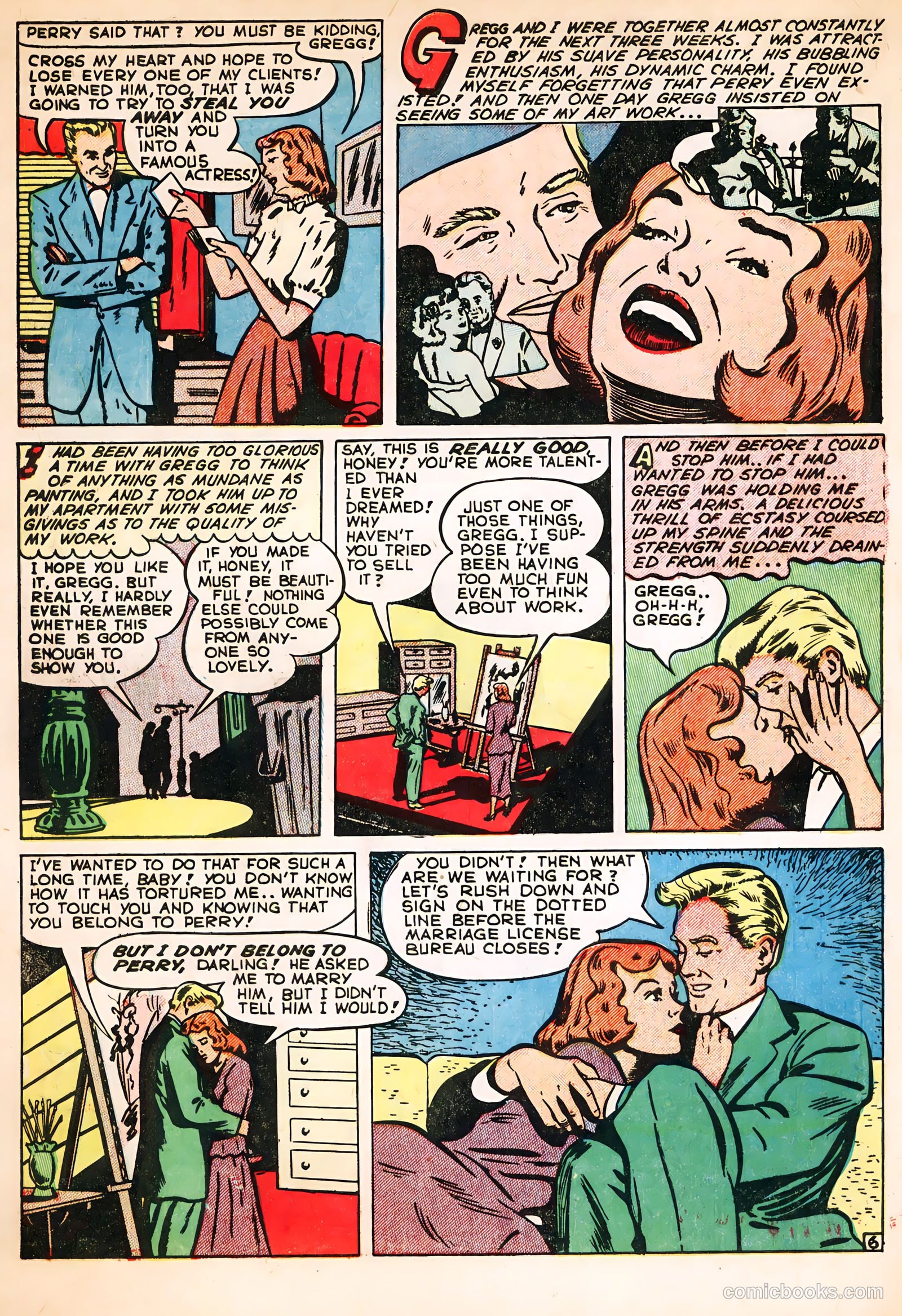 Darling Love #8 (1951) — page 30 of 36