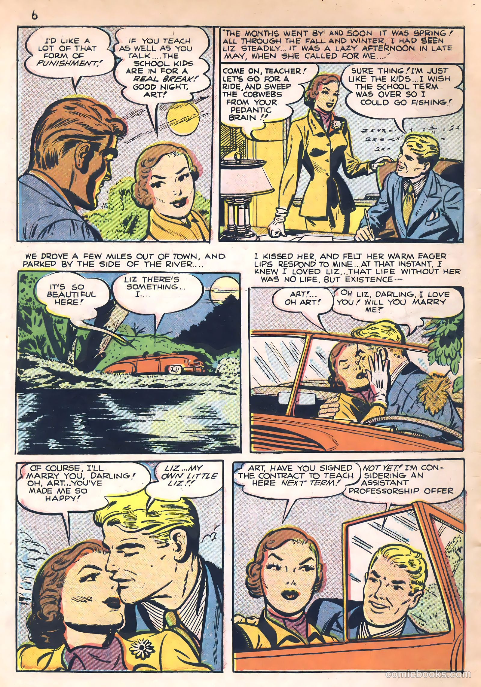 Darling Romance #1 (1949) — page 6 of 52