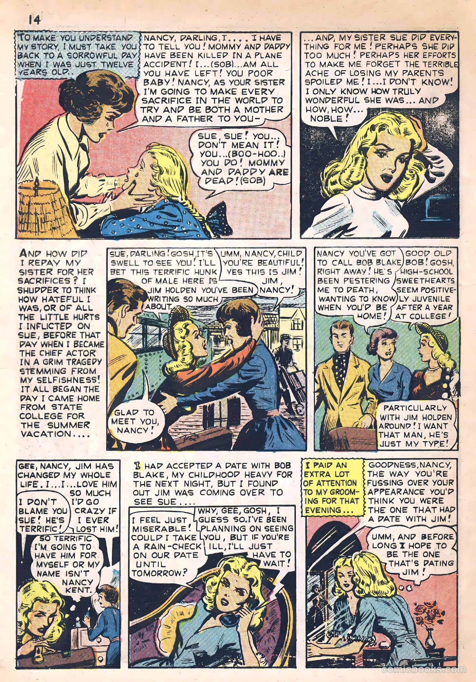 Darling Romance #1 (1949) — page 14 of 52