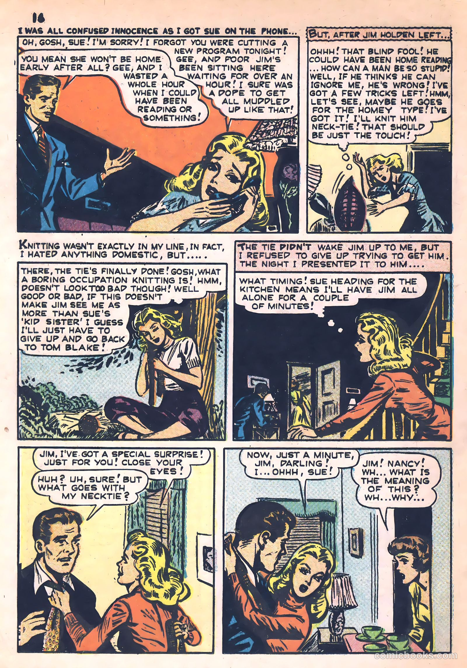 Darling Romance #1 (1949) — page 16 of 52