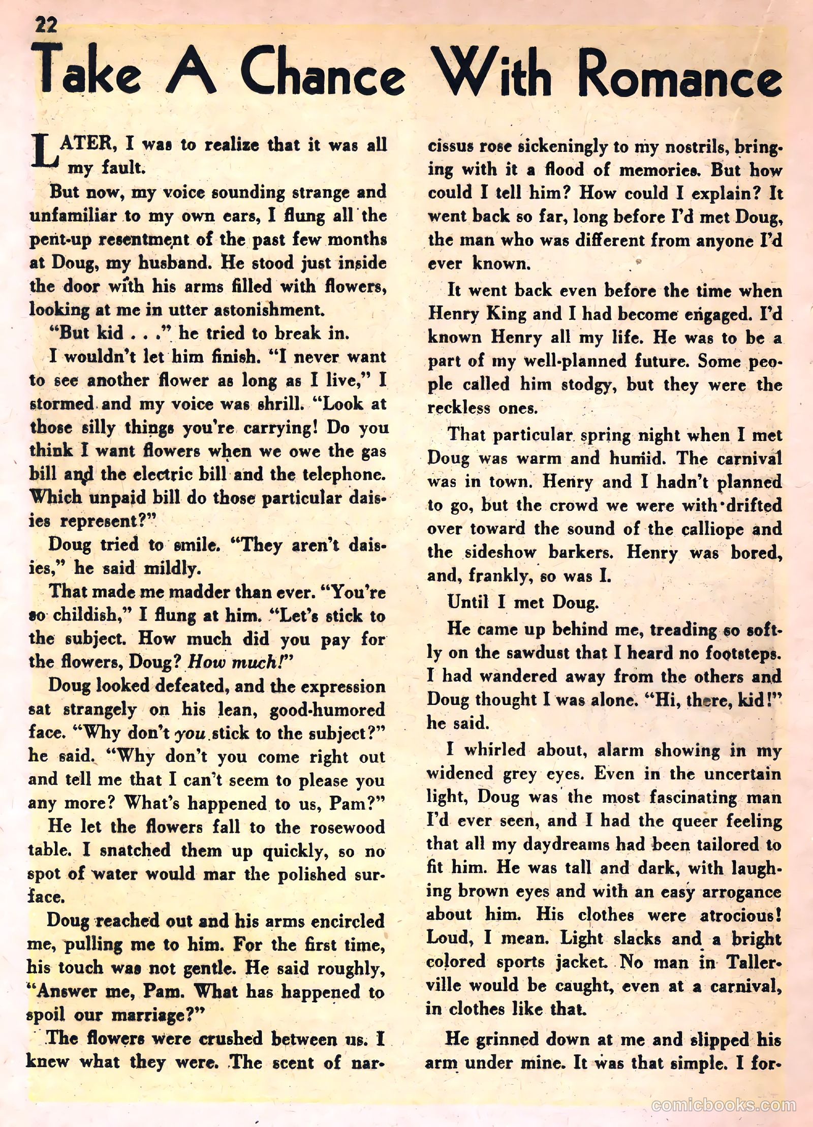 Darling Romance #1 (1949) — page 22 of 52