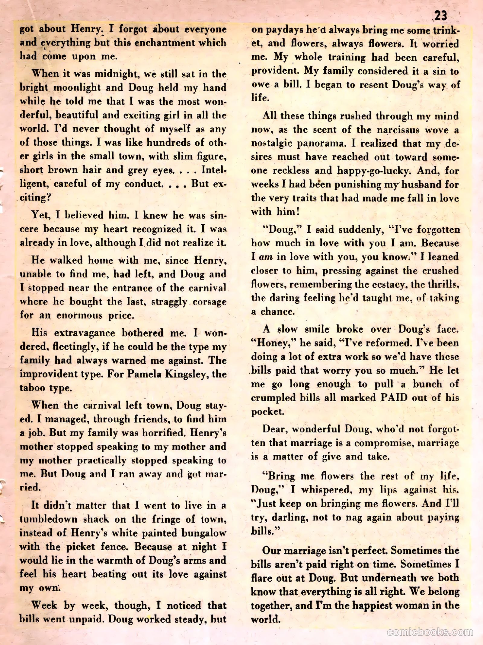 Darling Romance #1 (1949) — page 23 of 52