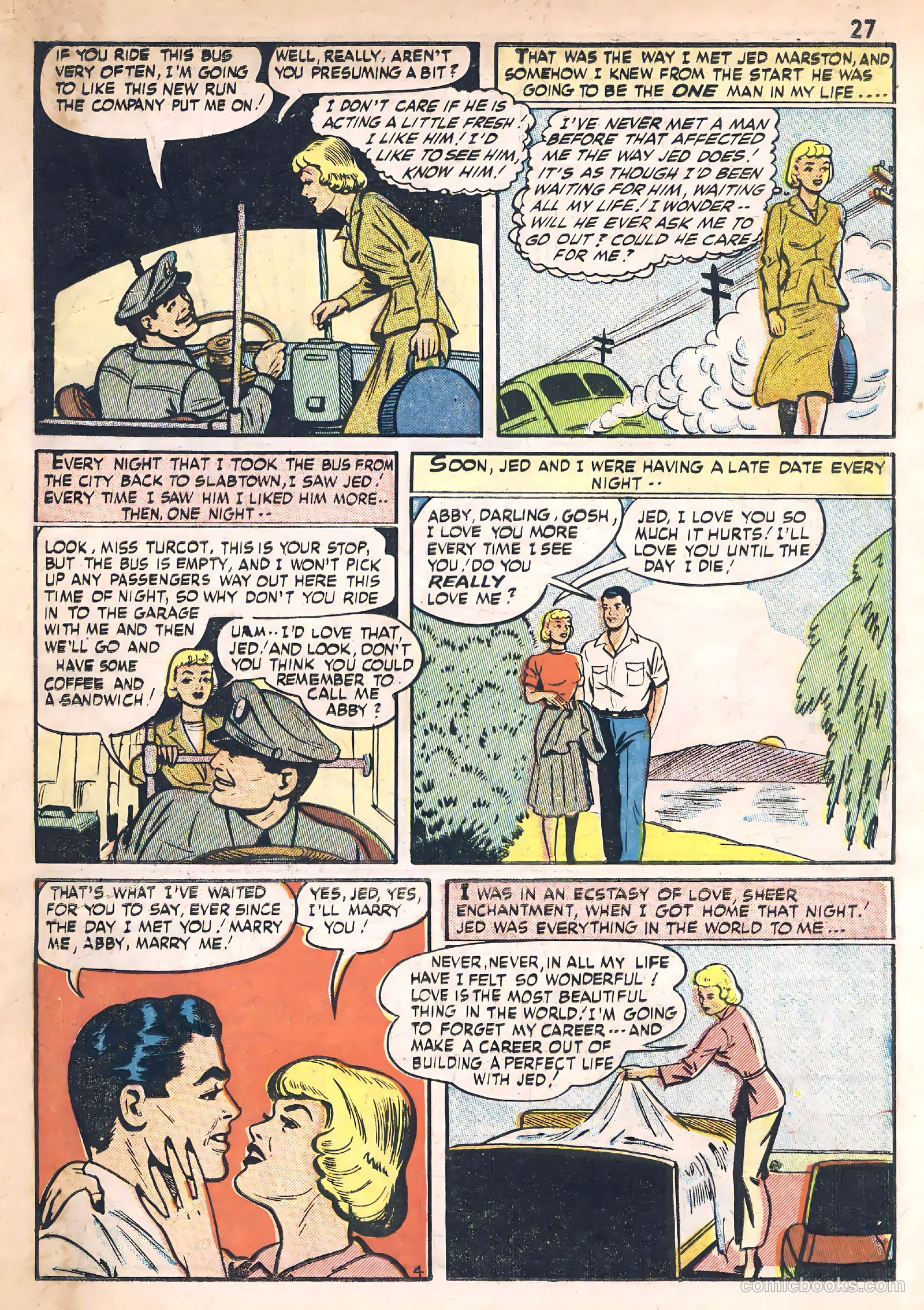 Darling Romance #1 (1949) — page 27 of 52